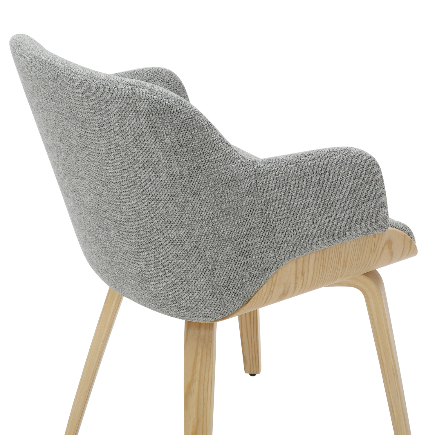 ΚΑΡΕΚΛΑ ΤΡΑΠΕΖΑΡΙΑΣ PRIETO ΣΚΕΛΕΤΟΣ Κ.Π. ΟΑΚ-ΓΚΡΙ ΥΦΑΣΜΑ 54,5x44x89,5Υεκ. 9