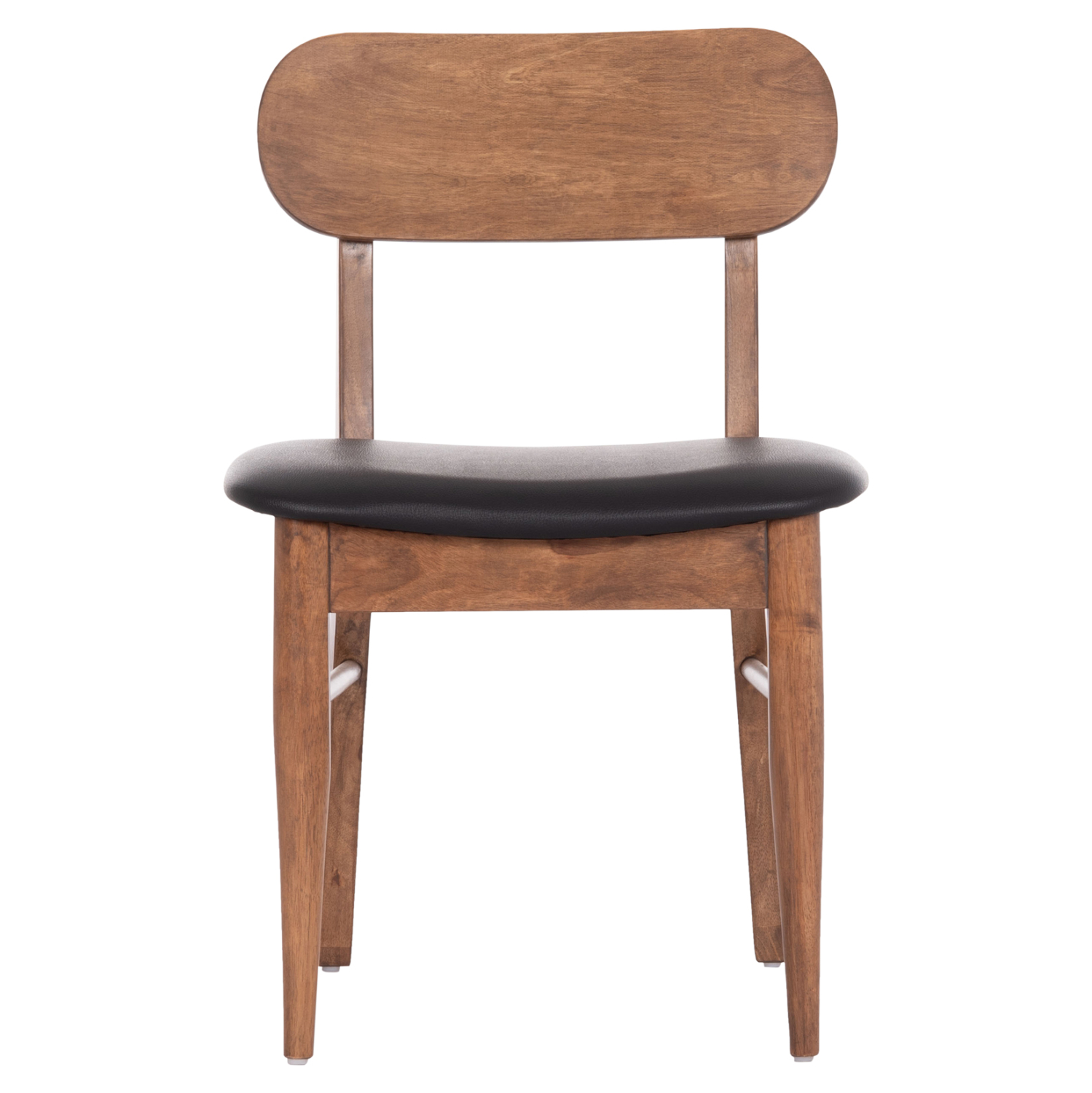 KΑΡΕΚΛΑ ΤΡΑΠΕΖΑΡΙΑΣ SEKOR ΚΑΡΥΔΙ RUBBERWOOD-ΜΑΥΡΟ PU 51x48x79Υεκ 3
