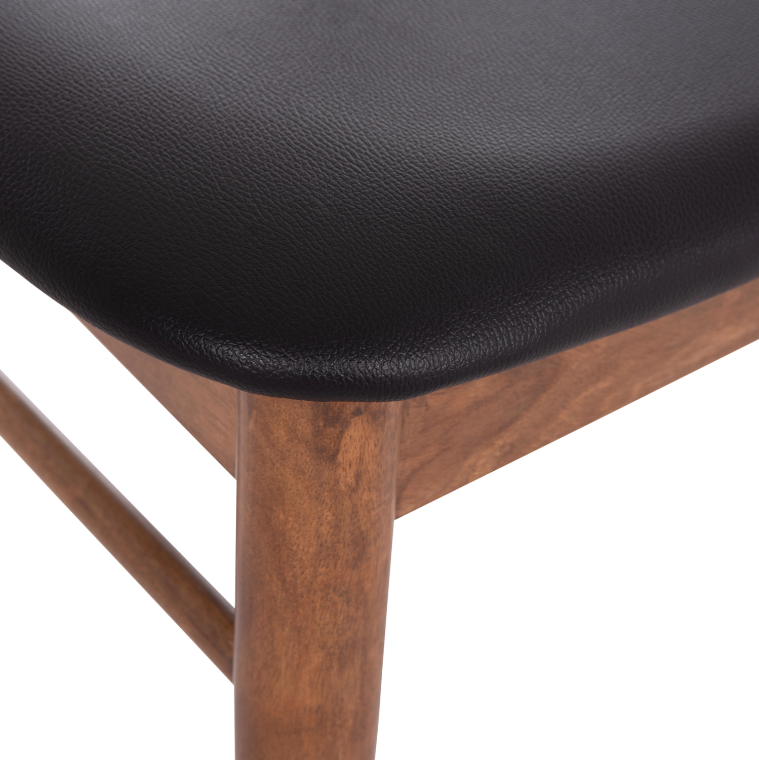 KΑΡΕΚΛΑ ΤΡΑΠΕΖΑΡΙΑΣ SEKOR ΚΑΡΥΔΙ RUBBERWOOD-ΜΑΥΡΟ PU 51x48x79Υεκ 8