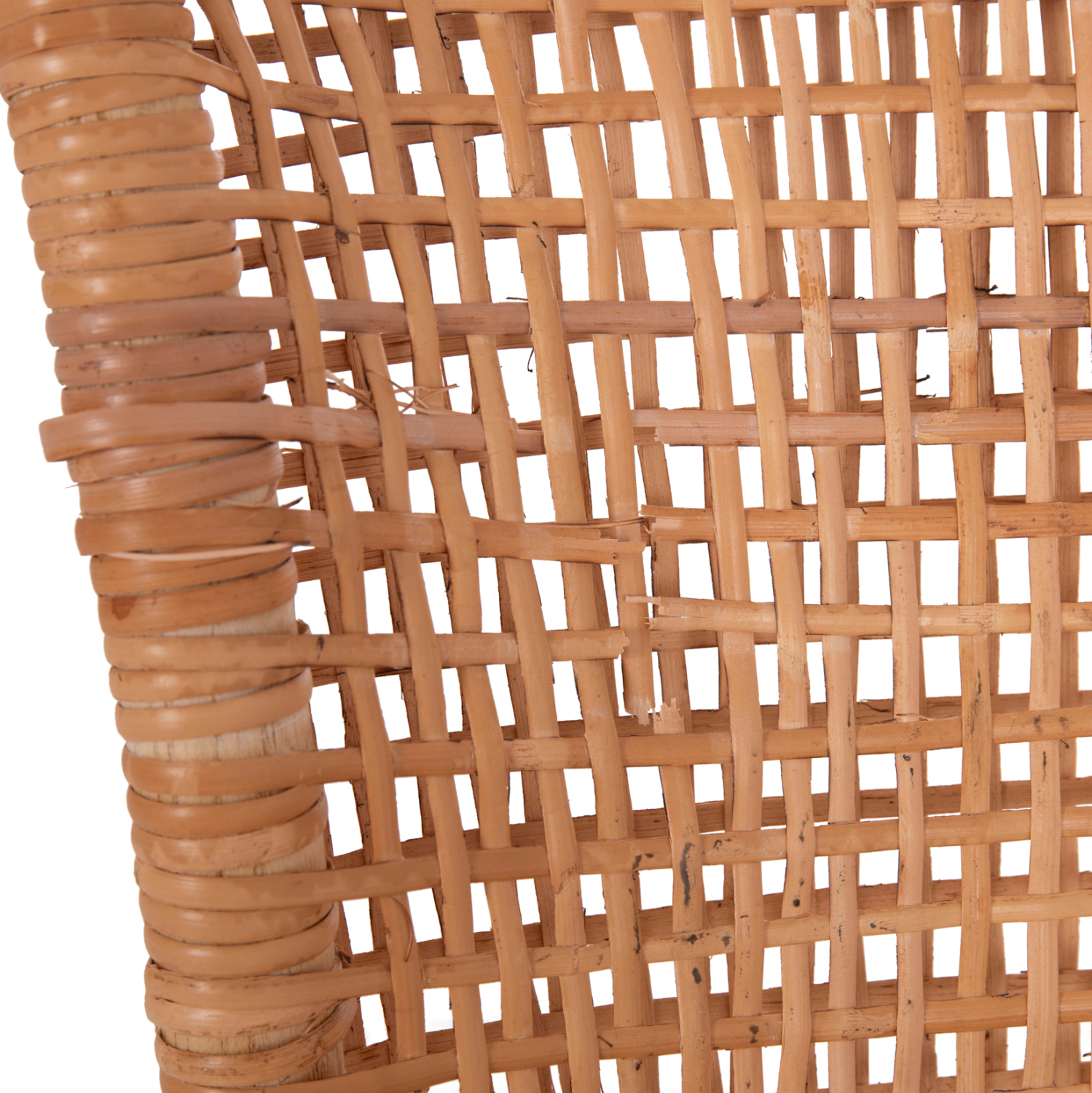 ΚΑΡΕΚΛΑ ΤΡΑΠΕΖΑΡΙΑΣ LIBERTY TOON ΞΥΛΟ-ΨΑΘΑ RATTAN---Β'ΔΙΑΛΟΓΗΣ 49x54x89Υεκ 3
