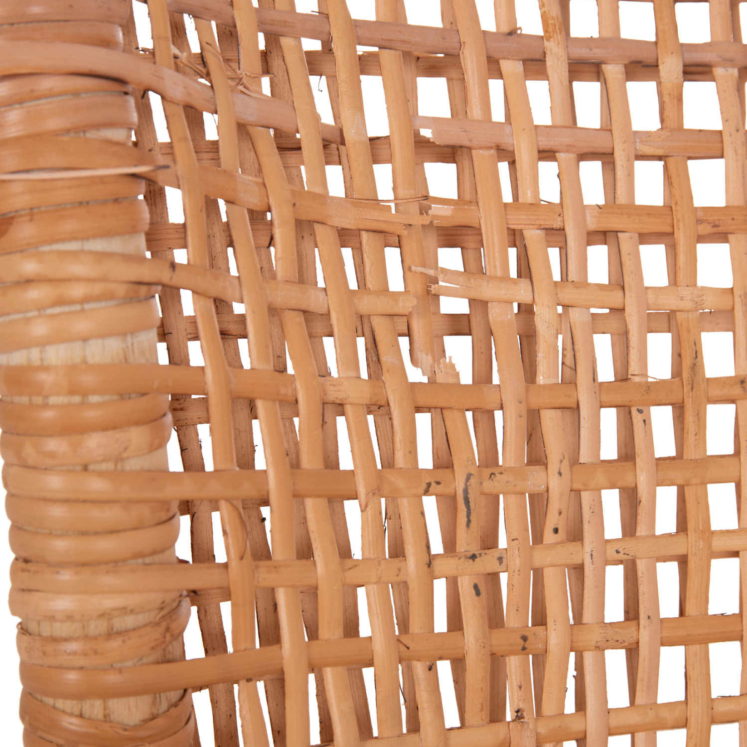 ΚΑΡΕΚΛΑ ΤΡΑΠΕΖΑΡΙΑΣ LIBERTY TOON ΞΥΛΟ-ΨΑΘΑ RATTAN---Β'ΔΙΑΛΟΓΗΣ 49x54x89Υεκ 6