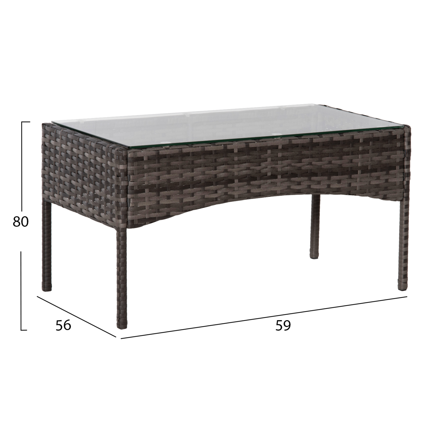 ΣΕΤ ΣΑΛΟΝΙ 4ΤΜΧ STASIA HM6089.02 ΣΥΝΘ.RATTAN ΓΚΡΙ-ΜΠΕΖ ΜΑΞΙΛΑΡΙΑ 4