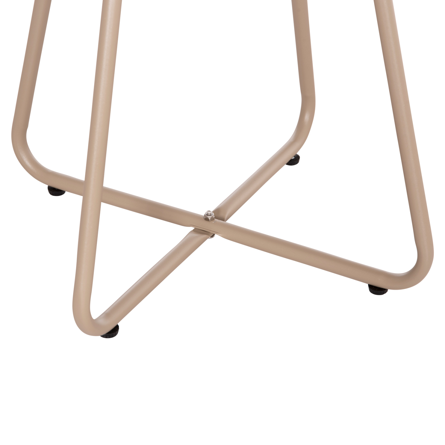 ΒΟΗΘΗΤΙΚΟ ΤΡΑΠΕΖΑΚΙ ΜΕΤΑΛΛΙΚΟ ΣΤΡΟΓΓΥΛΟ SAMMON ΚΑΠΟΥΤΣΙΝΟ Φ45x50Υεκ 5