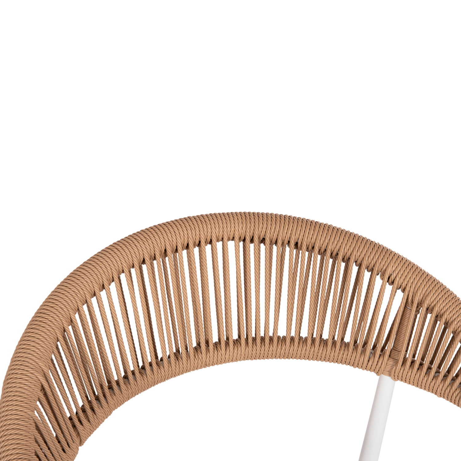 ΠΟΛΥΘΡΟΝΑ BERG HM6284.01 ΑΛΟΥΜΙΝΙΟ &amp; TEXTILENE ΛΕΥΚΟ--P.E.TWISTED RATTAN 55x56x79Υεκ 6