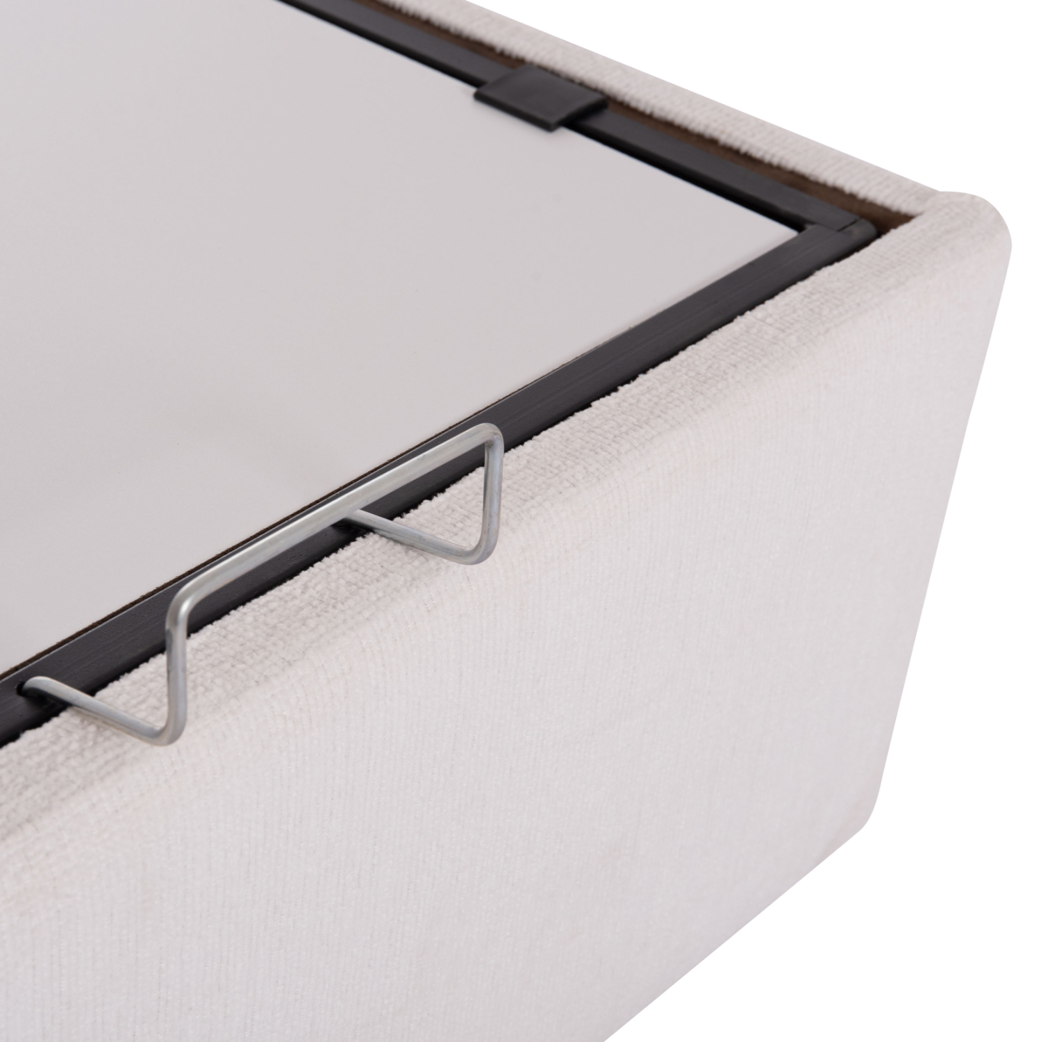 ΚΡEΒΑΤΙ ΜΕ ΑΠΟΘΗΚΕΥΤΙΚΟ ΧΩΡΟ DREAMLET ΛΕΥΚΟ ΜΠΟΥΚΛΕ- ΓΙΑ ΣΤΡΩΜΑ 160x200εκ. 7