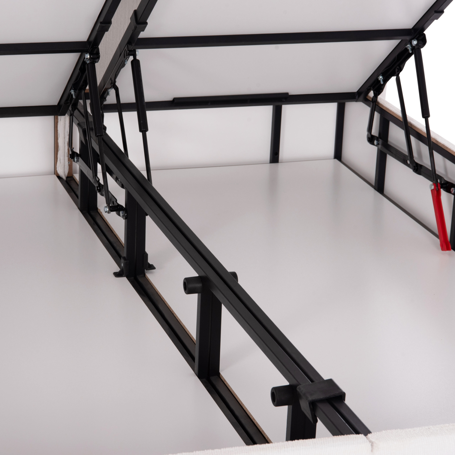 ΚΡEΒΑΤΙ ΜΕ ΑΠΟΘΗΚΕΥΤΙΚΟ ΧΩΡΟ DREAMLET ΛΕΥΚΟ ΜΠΟΥΚΛΕ- ΓΙΑ ΣΤΡΩΜΑ 160x200εκ. 8