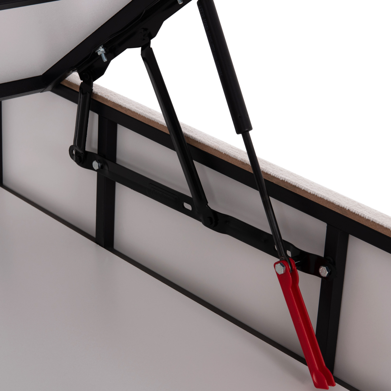 ΚΡEΒΑΤΙ ΜΕ ΑΠΟΘΗΚΕΥΤΙΚΟ ΧΩΡΟ DREAMLET ΛΕΥΚΟ ΜΠΟΥΚΛΕ- ΓΙΑ ΣΤΡΩΜΑ 160x200εκ. 9