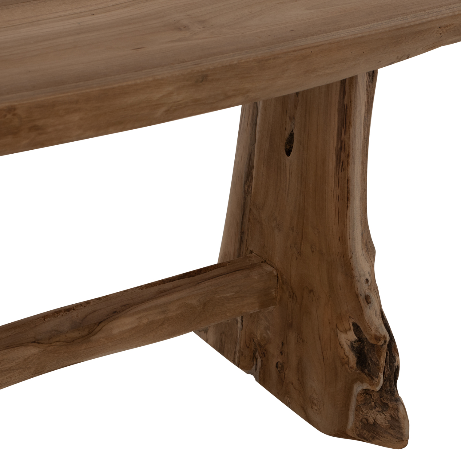 ΠΑΓΚΑΚΙ YEDI ΑΠΟ ΜΑΣΙΦ ΞΥΛΟ TEAK ΦΥΣΙΚΟ 80X40X44Y εκ. 6