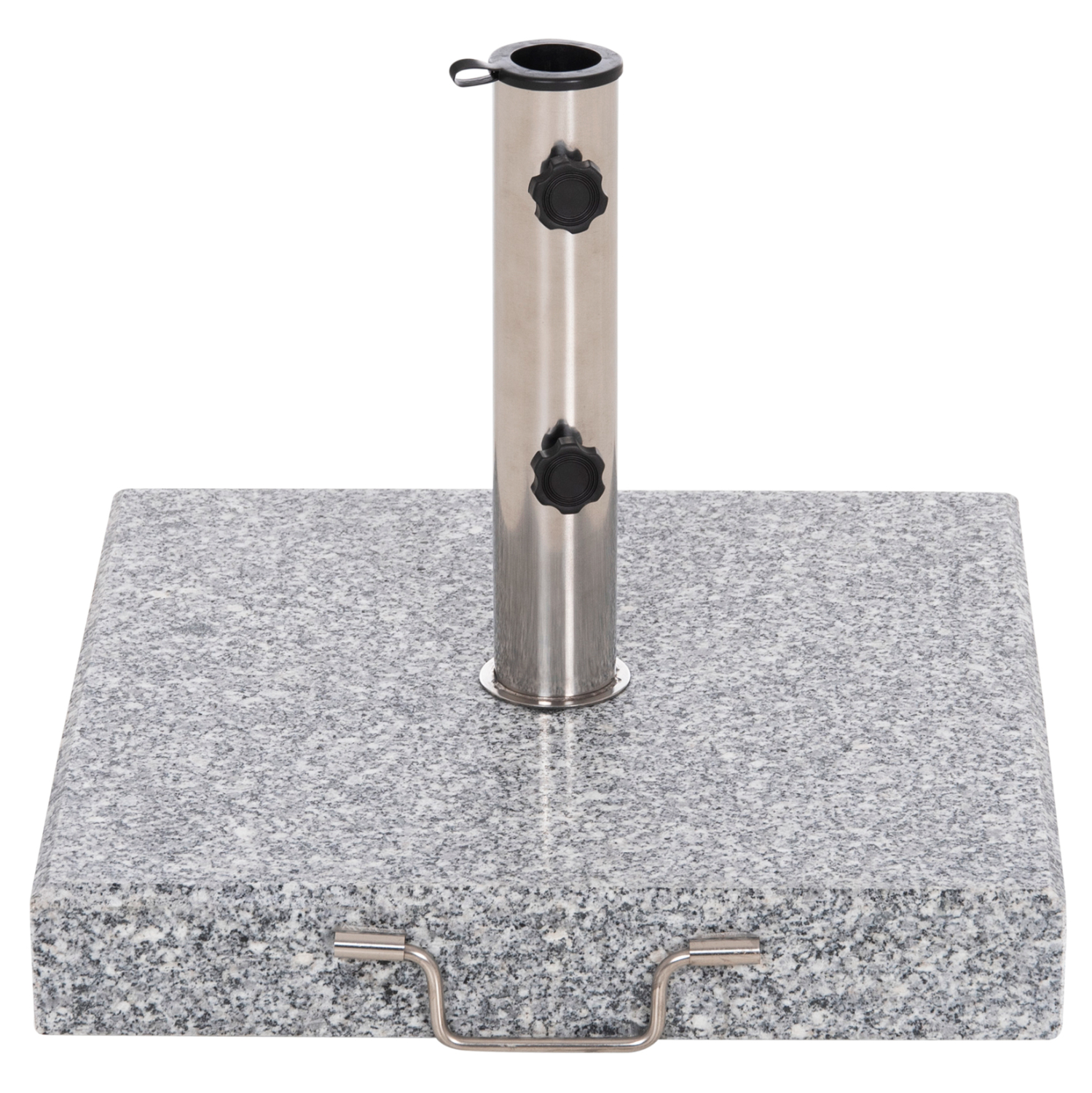 ΒΑΣΗ ΟΜΠΡΕΛΑΣ ΓΡΑΝΙΤΗ 40KG ΜΕ ΧΕΡΟΥΛΙ & ΡΟΔΕΣ --ΣΩΛΗΝΑΣ ΔΙΑΜΕΤΡΟΥ Φ48 3