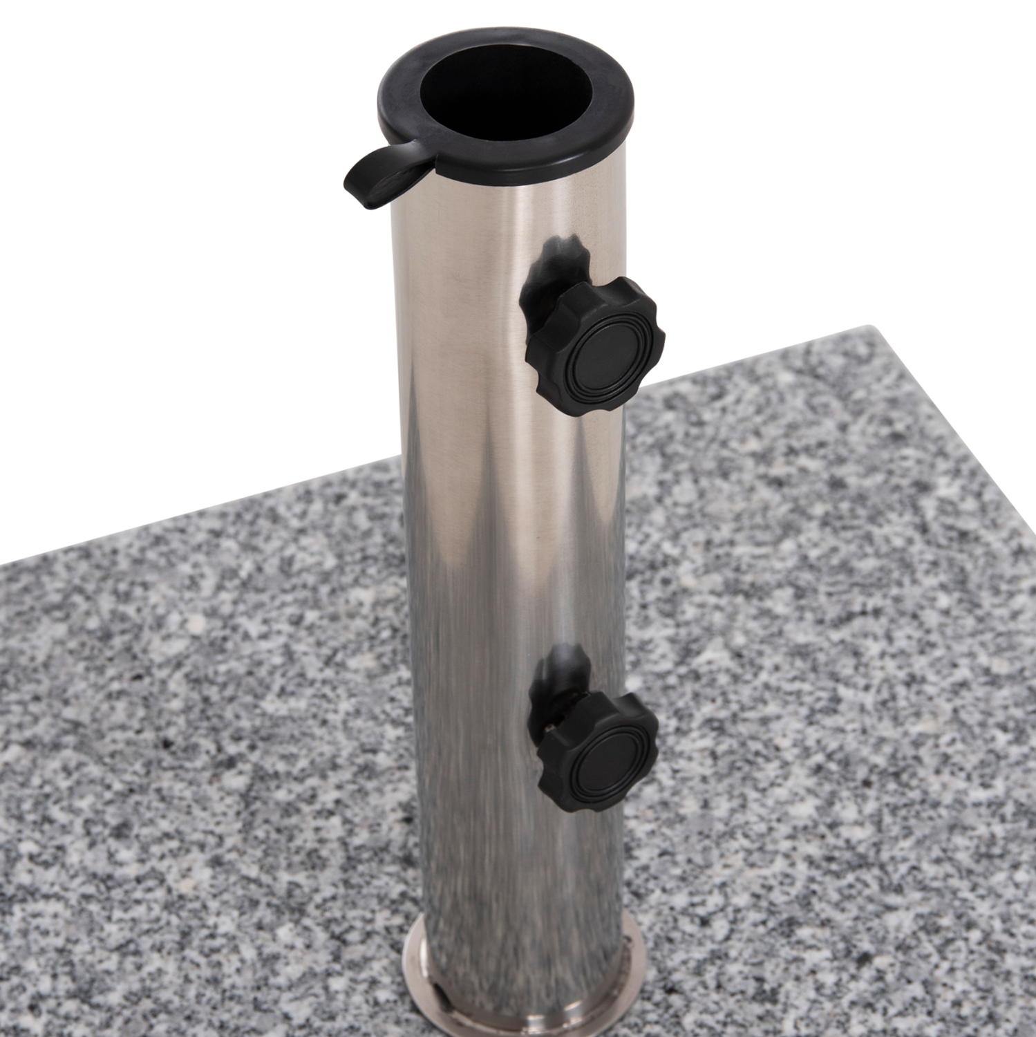 ΒΑΣΗ ΟΜΠΡΕΛΑΣ ΓΡΑΝΙΤΗ 40KG ΜΕ ΧΕΡΟΥΛΙ & ΡΟΔΕΣ --ΣΩΛΗΝΑΣ ΔΙΑΜΕΤΡΟΥ Φ48 4