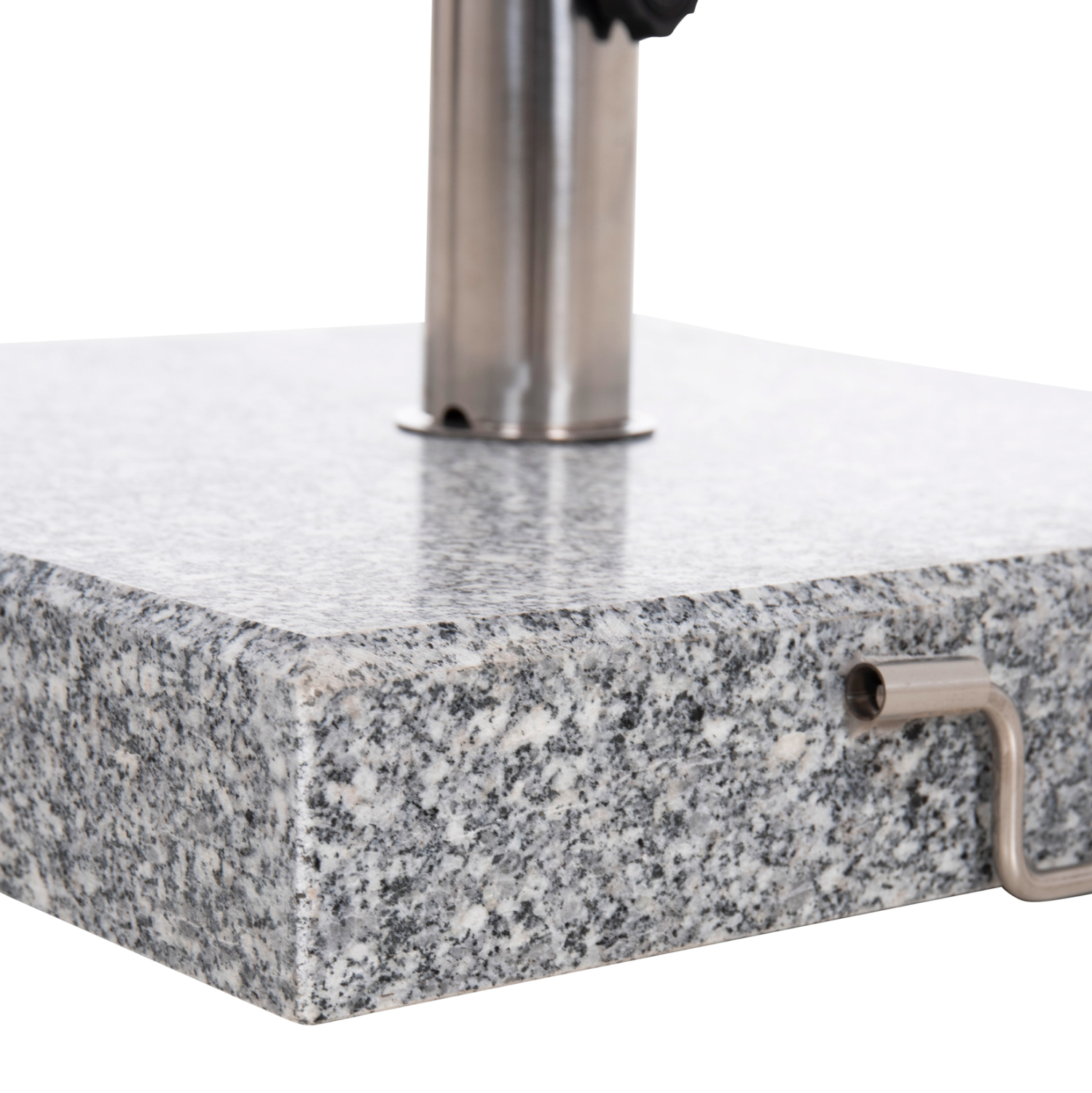 ΒΑΣΗ ΟΜΠΡΕΛΑΣ ΓΡΑΝΙΤΗ 40KG ΜΕ ΧΕΡΟΥΛΙ & ΡΟΔΕΣ --ΣΩΛΗΝΑΣ ΔΙΑΜΕΤΡΟΥ Φ48 6