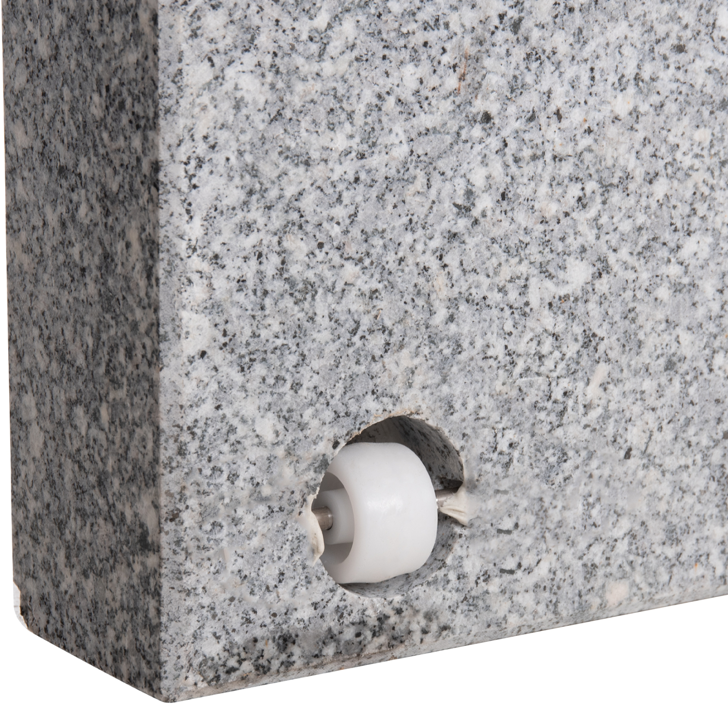 ΒΑΣΗ ΟΜΠΡΕΛΑΣ ΓΡΑΝΙΤΗ 60KG ΜΕ ΧΕΡΟΥΛΙ & ΡΟΔΕΣ --ΣΩΛΗΝΑΣ ΔΙΑΜΕΤΡΟΥ Φ58 10