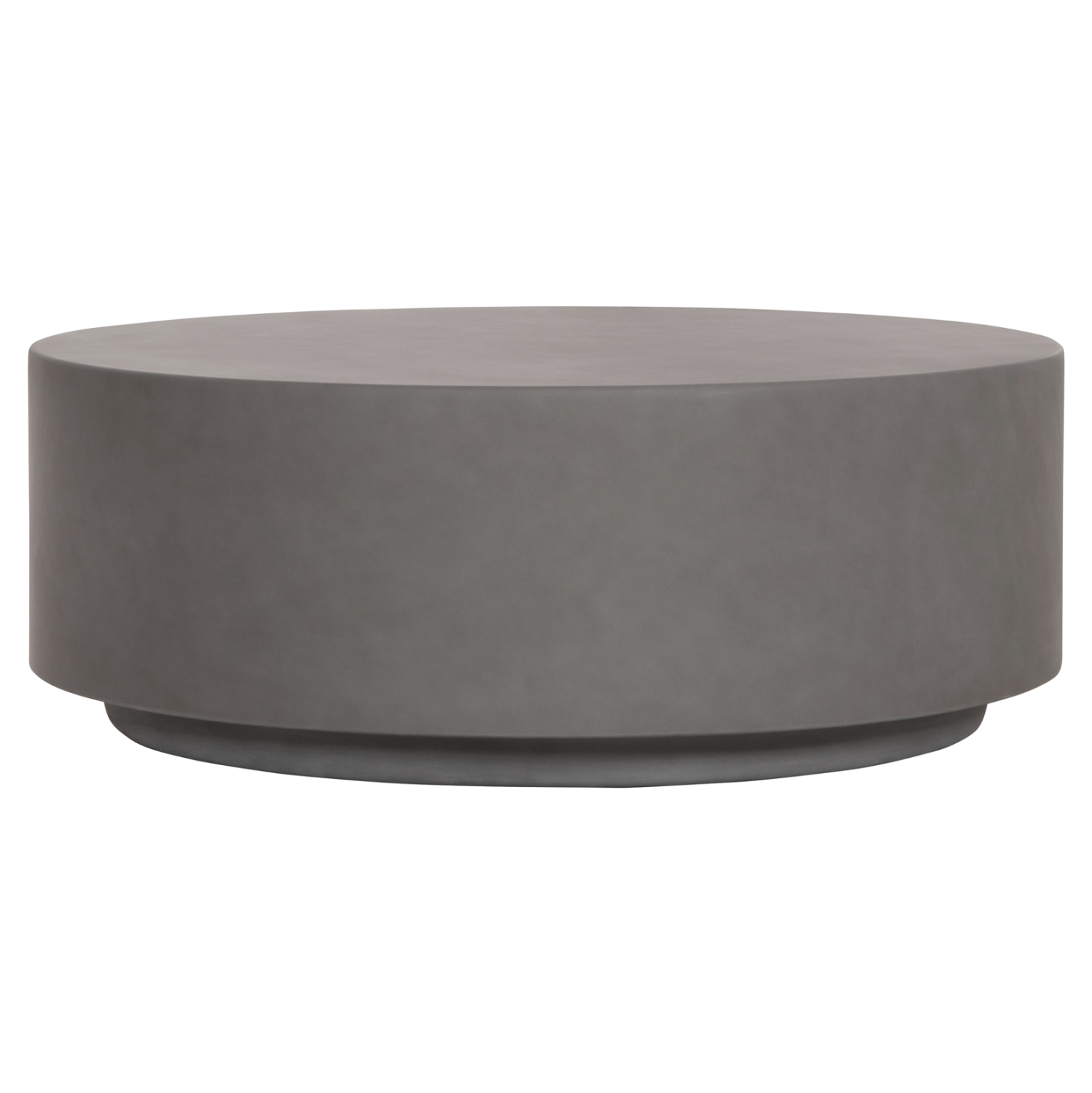 ΤΡΑΠΕΖΙ ΜΕΣΗΣ ΣΤΡΟΓΓΥΛΟ KYOKO ΓΚΡΙ FIBER CEMENT Φ90x34Υεκ. 3