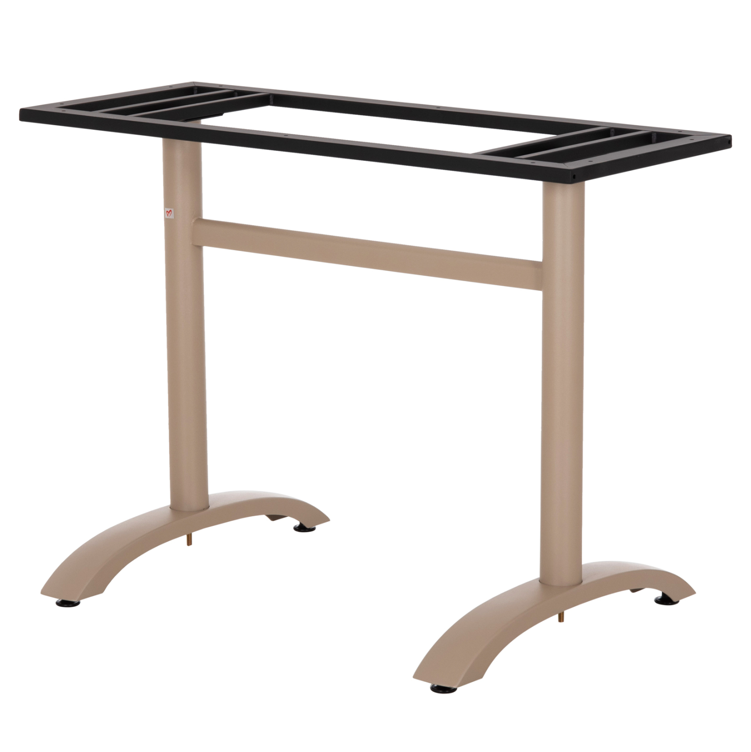 ΒΑΣΗ ΤΡΑΠΕΖΙΟΥ ΑΛΟΥΜΙΝΙΟΥ ΔΙΣΤΗΛΗ CAPPUCINO ΜΕ ΡΕΓΟΥΛΑΤΟΡΟΥΣ 100Χ60Χ73Υεκ. 5