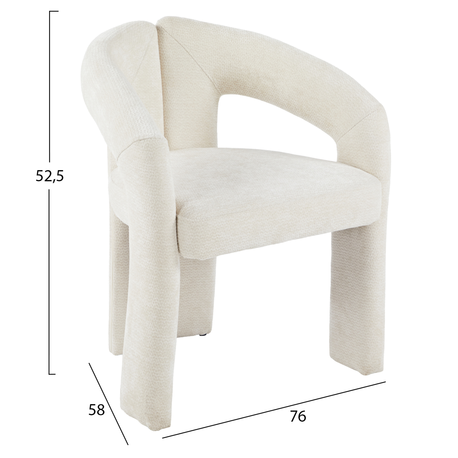 ΠΟΛΥΘΡΟΝΑ ΤΡΑΠΕΖΑΡΙΑΣ NEZA ΕΚΡΟΥ ΥΦΑΣΜΑ 64x50x76,5Υ εκ. 3