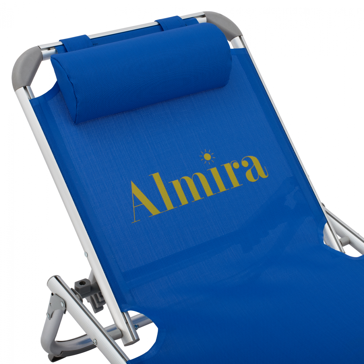 ΞΑΠΛΩΣΤΡΑ ΠΑΡΑΛΙΑΣ ALMIRA HM5054.01 ΒΑΡΕΩΣ ΤΥΠΟΥ ΜΠΛΕ ΑΛΟΥΜΙΝΙΟΥ 188x58x28-80Υ εκ. 7