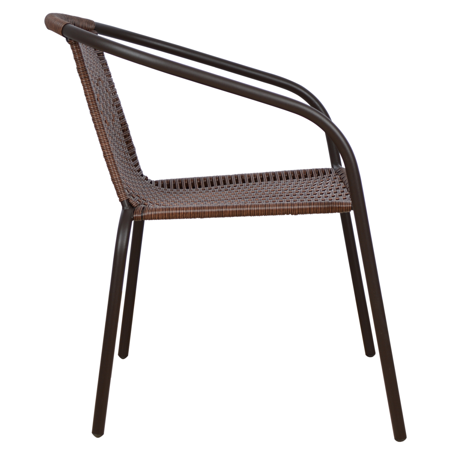 ΠΟΛΥΘΡΟΝΑ ΚΑΡΕΚΛΑ CAMEL ΚΑΦΕ ΜΕΤΑΛΛΙΚΗ ΜΕ WICKER ΚΑΦΕ 48x48-53x72 cm 4