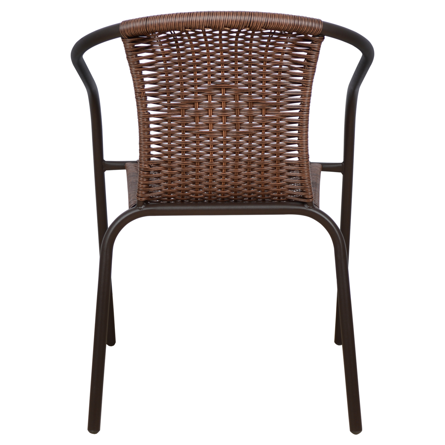 ΠΟΛΥΘΡΟΝΑ ΚΑΡΕΚΛΑ CAMEL ΚΑΦΕ ΜΕΤΑΛΛΙΚΗ ΜΕ WICKER ΚΑΦΕ 48x48-53x72 cm 6
