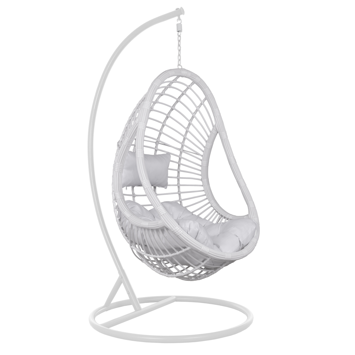 ΚΡΕΜΑΣΤΗ ΠΟΛΥΘΡΟΝΑ ΦΩΛΙΑ CALLIE ΜΕ ΛΕΥΚΟ WICKER & ΜΑΞΙΛΑΡΙΑ Φ105Χ195Υ εκ. 1