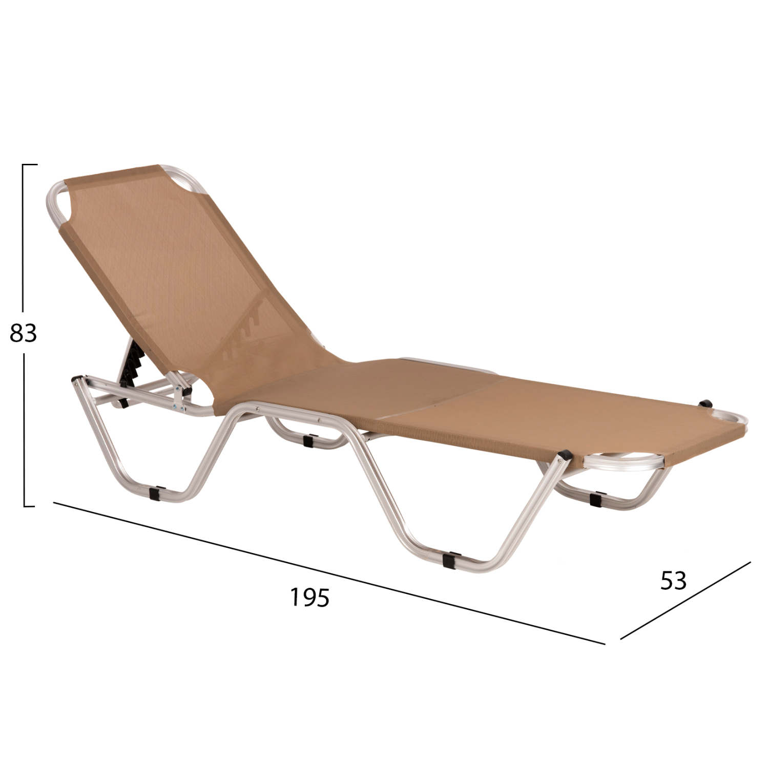 ΞΑΠΛΩΣΤΡΑ ΕΠΑΓΓΕΛΜΑΤΙΚΗ  ΑΛΟΥΜΙΝΙΟΥ MOKA 60x190x30-91 cm 2