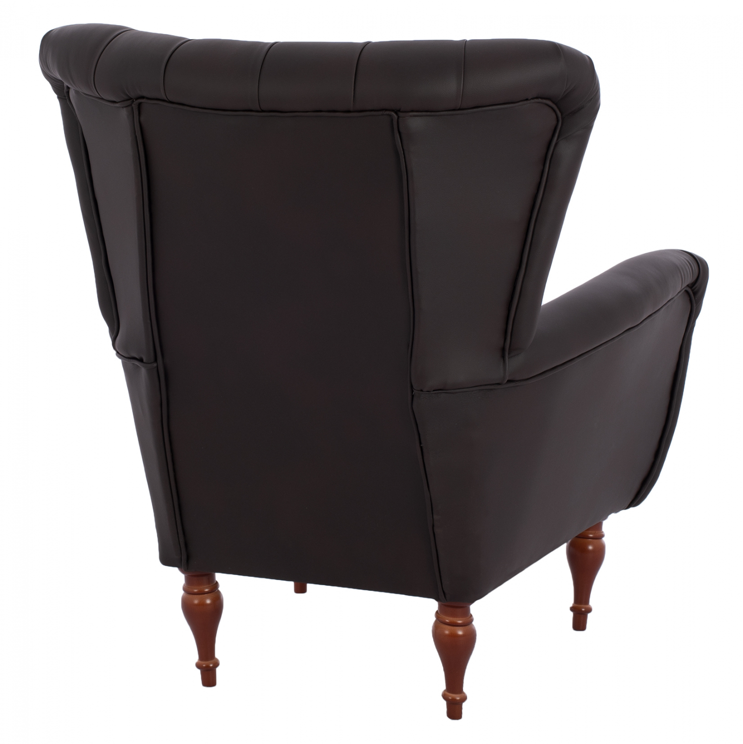 ΠΟΛΥΘΡΟΝΑ ΜΠΕΡΖΕΡΑ Τ. CHESTERFIELD ΣΕ ΧΡΩΜΑ ΚΑΦΕ 87x88x100 εκ. 5