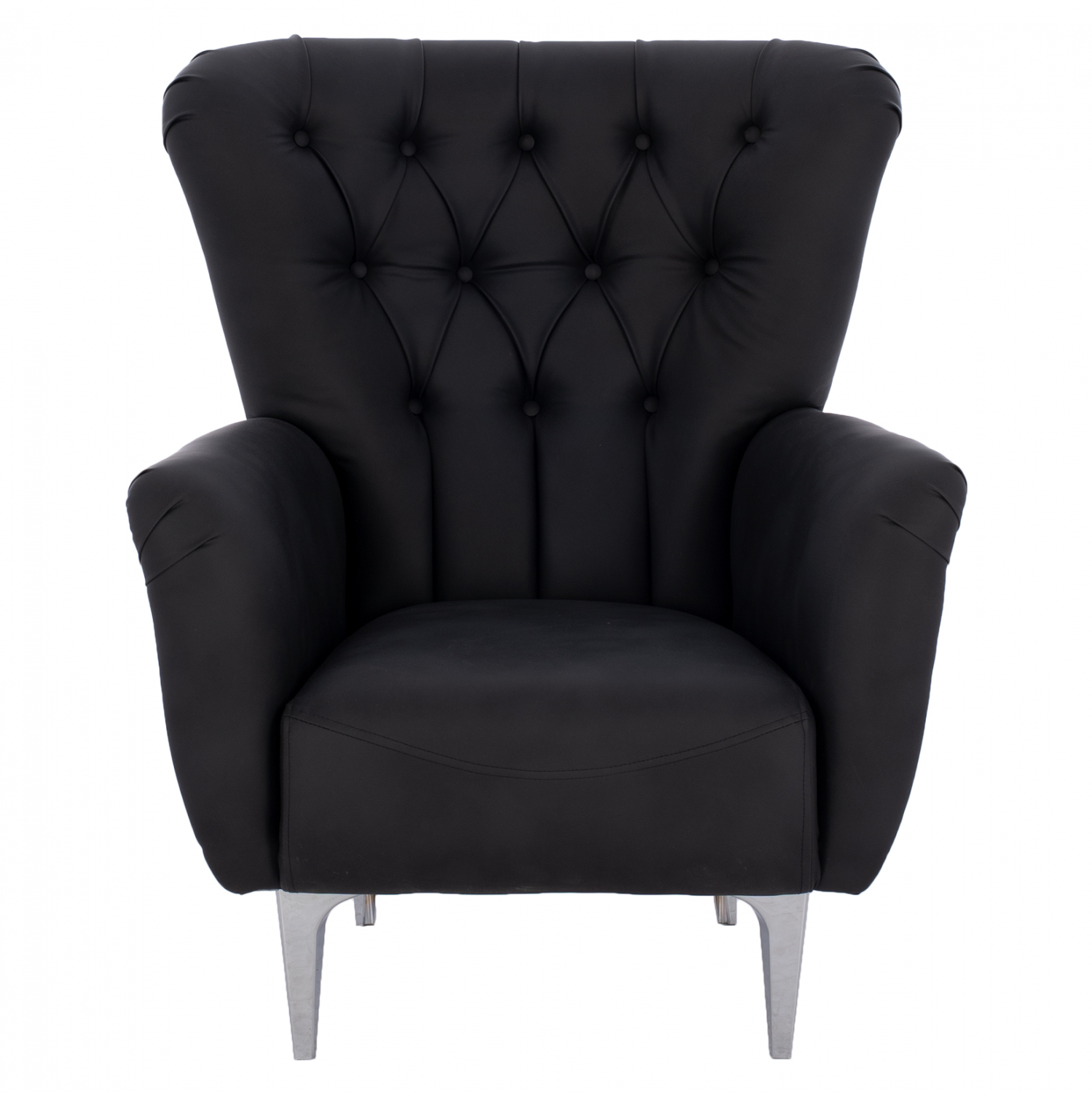 ΠΟΛΥΘΡΟΝΑ ΜΠΕΡΖΕΡΑ Τ. CHESTERFIELD ΣΕ ΧΡΩΜΑ ΜΑΥΡΟ 87x88x100 εκ. 3
