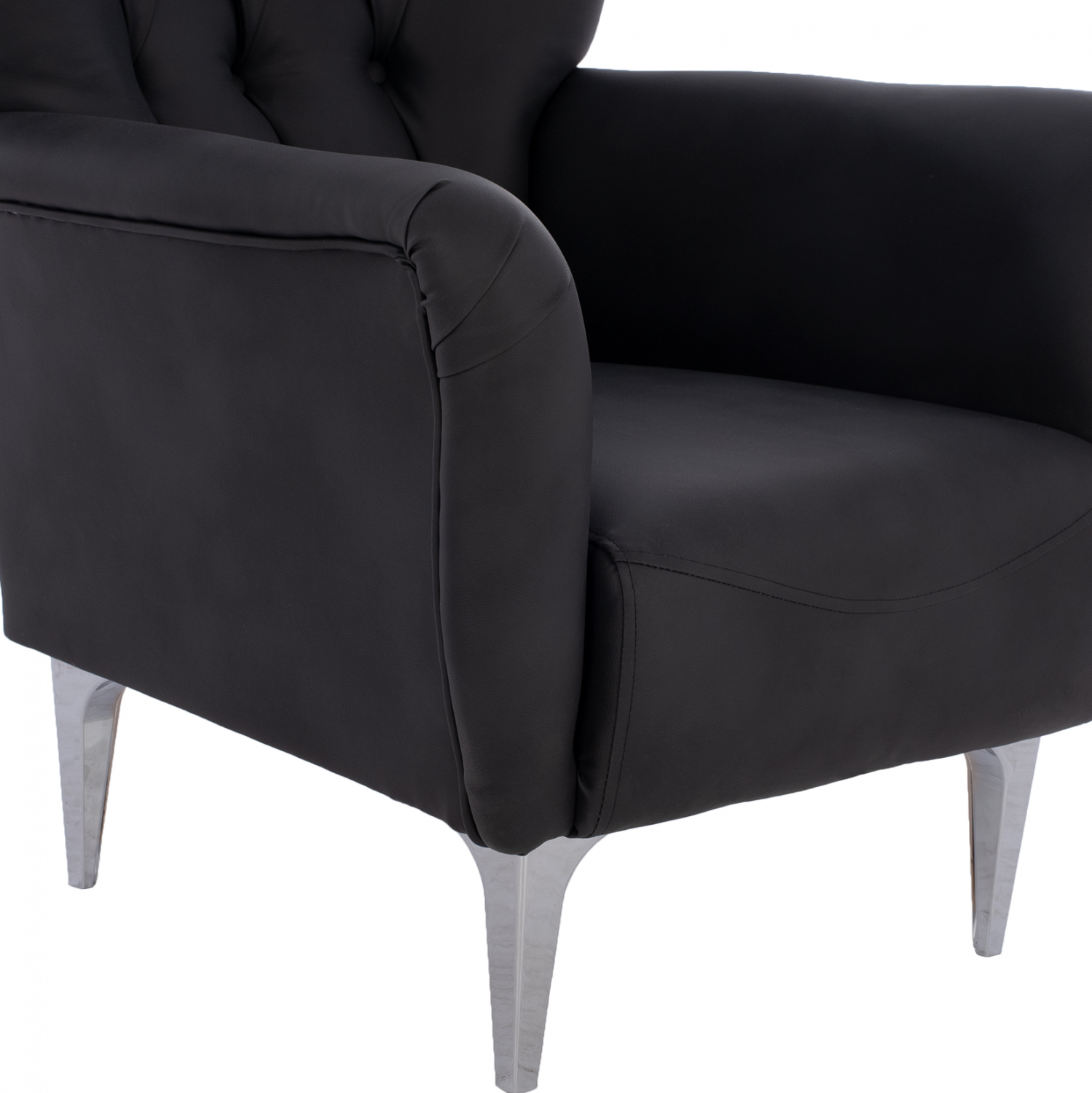 ΠΟΛΥΘΡΟΝΑ ΜΠΕΡΖΕΡΑ Τ. CHESTERFIELD ΣΕ ΧΡΩΜΑ ΜΑΥΡΟ 87x88x100 εκ. 9