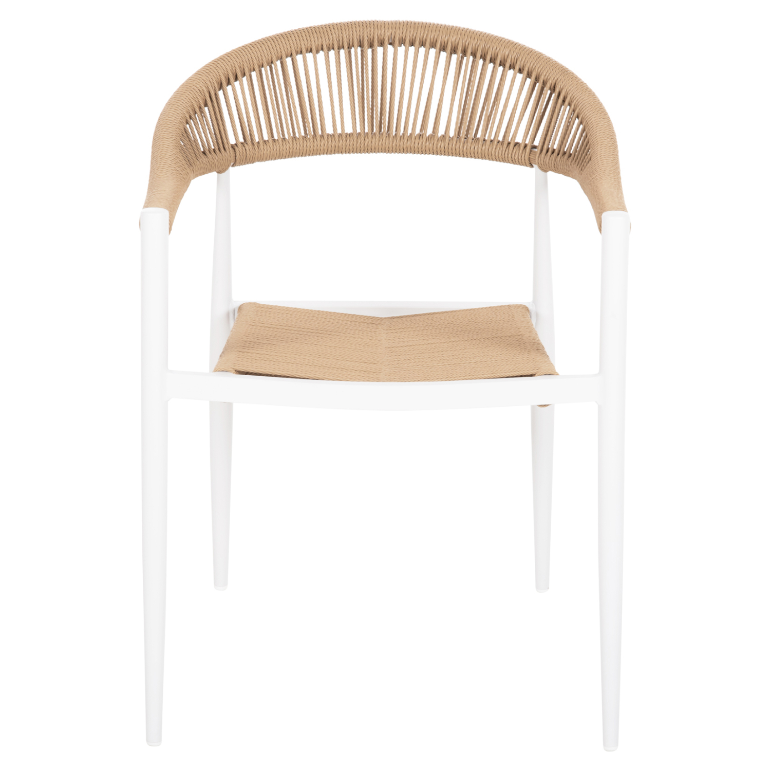 ΠΟΛΥΘΡΟΝΑ ΑΛΟΥΜΙΝΙΟΥ GRET HM5854.01 ΛΕΥΚΗ PE RATTAN ΜΠΕΖ 56x55,5x78Υεκ. 3