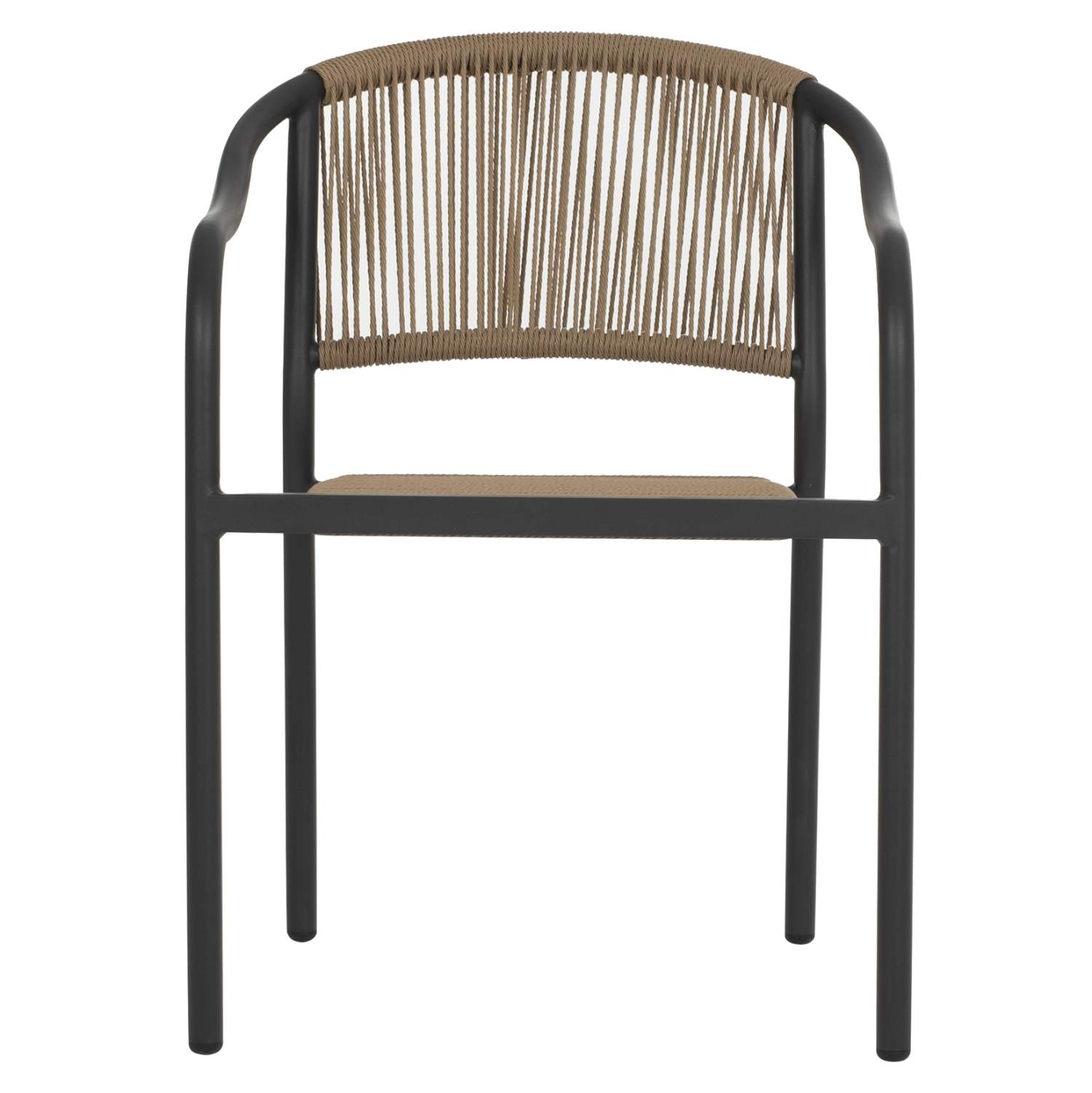 ΠΟΛΥΘΡΟΝΑ ΑΛΟΥΜΙΝΙΟΥ ΑΝΘΡΑΚΙ ΜΕ ΣΧΟΙΝΙ PE WICKER 57x63x80 εκ. 3