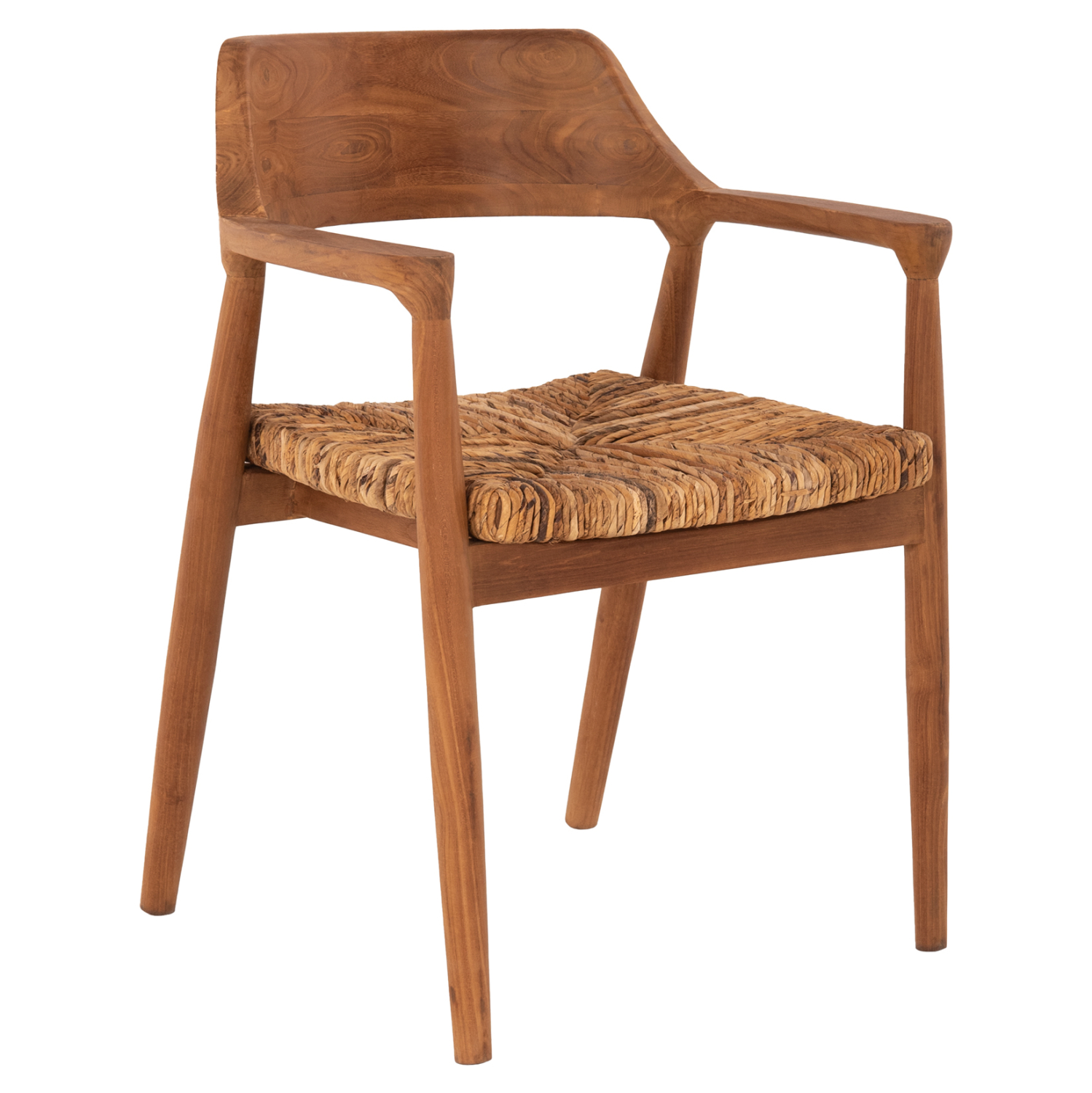 ΠΟΛΥΘΡΟΝΑ ΜΑΣΙΦ ΞΥΛΟ ΤEAK ΦΥΣΙΚΟ 58x52x77Y εκ. 1