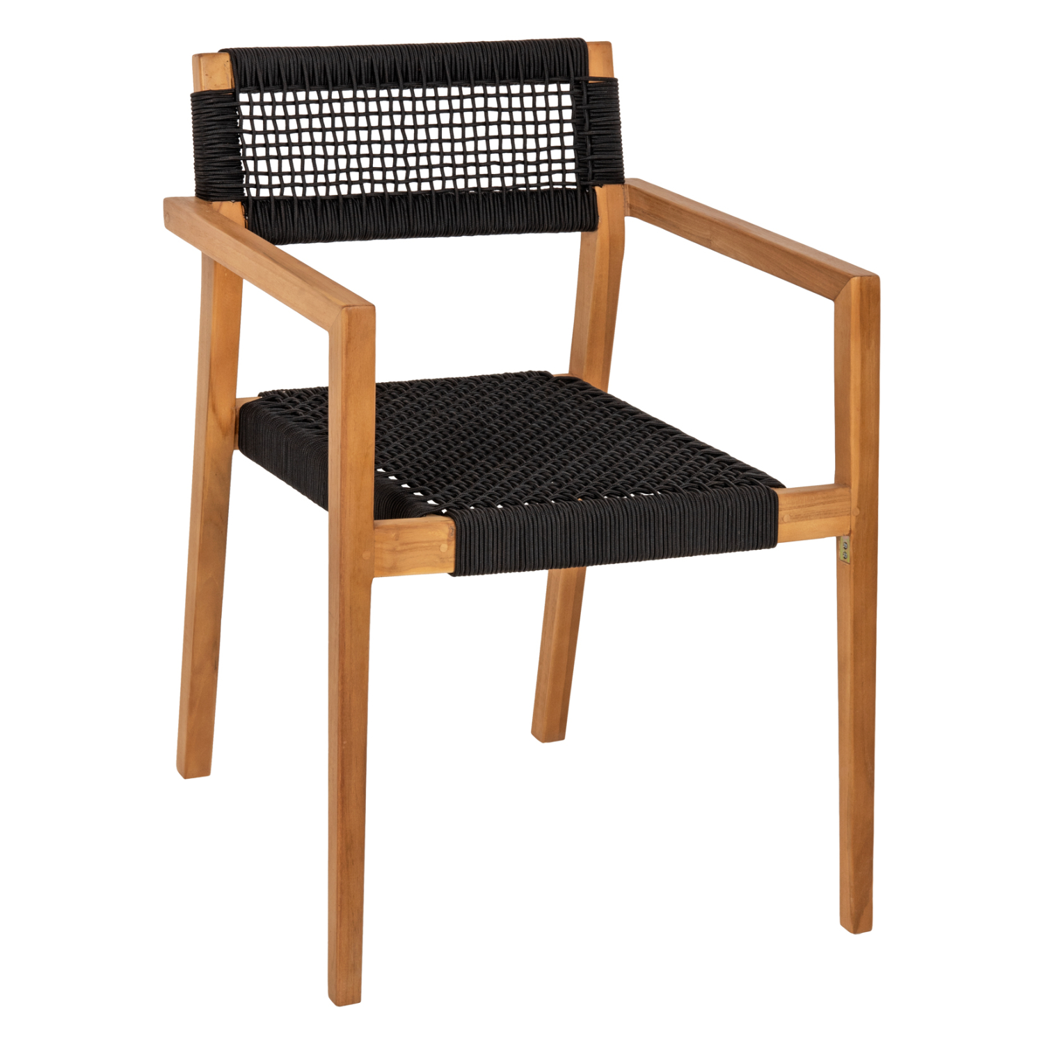 ΠΟΛΥΘΡΟΝΑ CHARLOTTE ΞΥΛΟ TEAK ΦΥΣΙΚΟ & ΜΑΥΡΟ ΣΧΟΙΝΙ 59x54x83Y εκ. 1