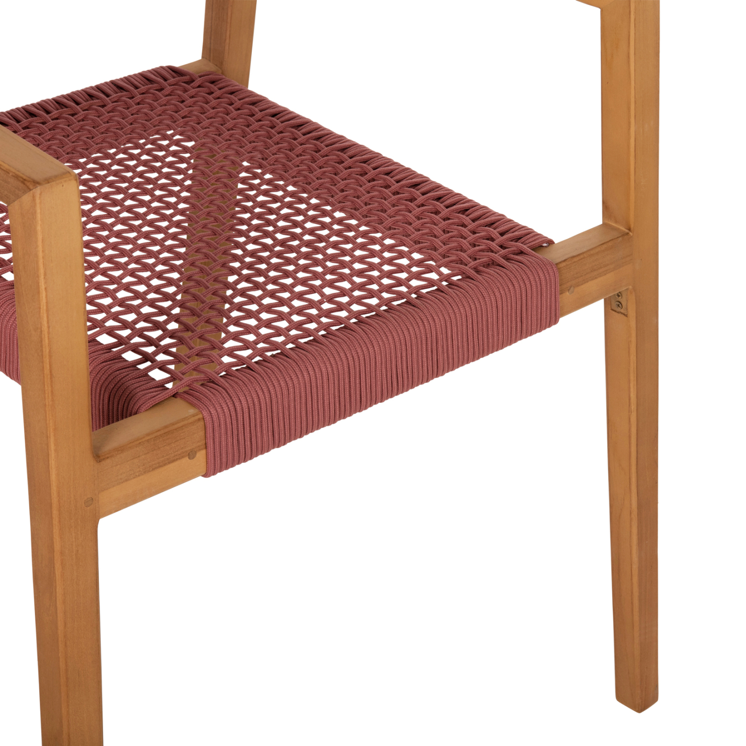 ΠΟΛΥΘΡΟΝΑ CHARLOTTE ΞΥΛΟ TEAK ΦΥΣΙΚΟ & ΡΟΖ ΣΧΟΙΝΙ 59x54x83Y εκ. 8