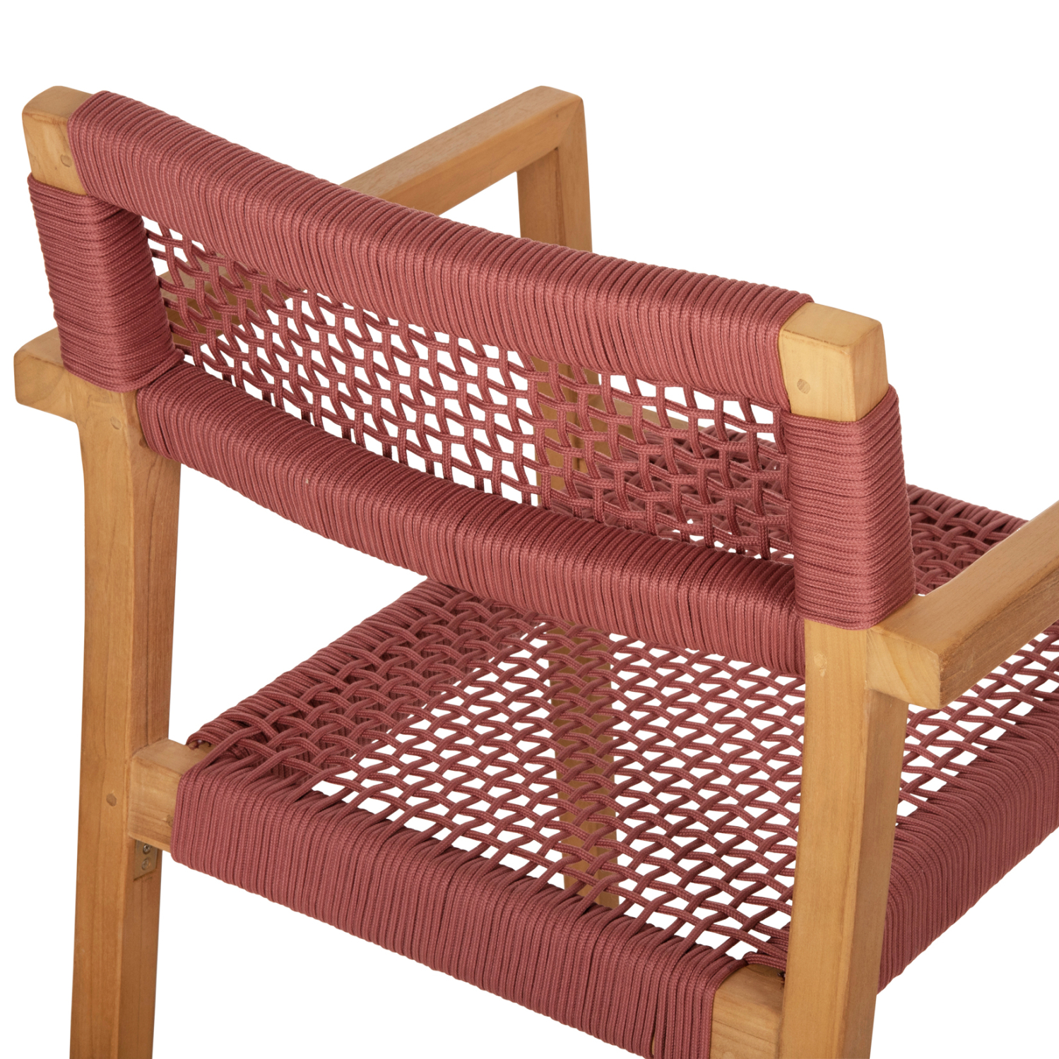 ΠΟΛΥΘΡΟΝΑ CHARLOTTE ΞΥΛΟ TEAK ΦΥΣΙΚΟ & ΡΟΖ ΣΧΟΙΝΙ 59x54x83Y εκ. 9