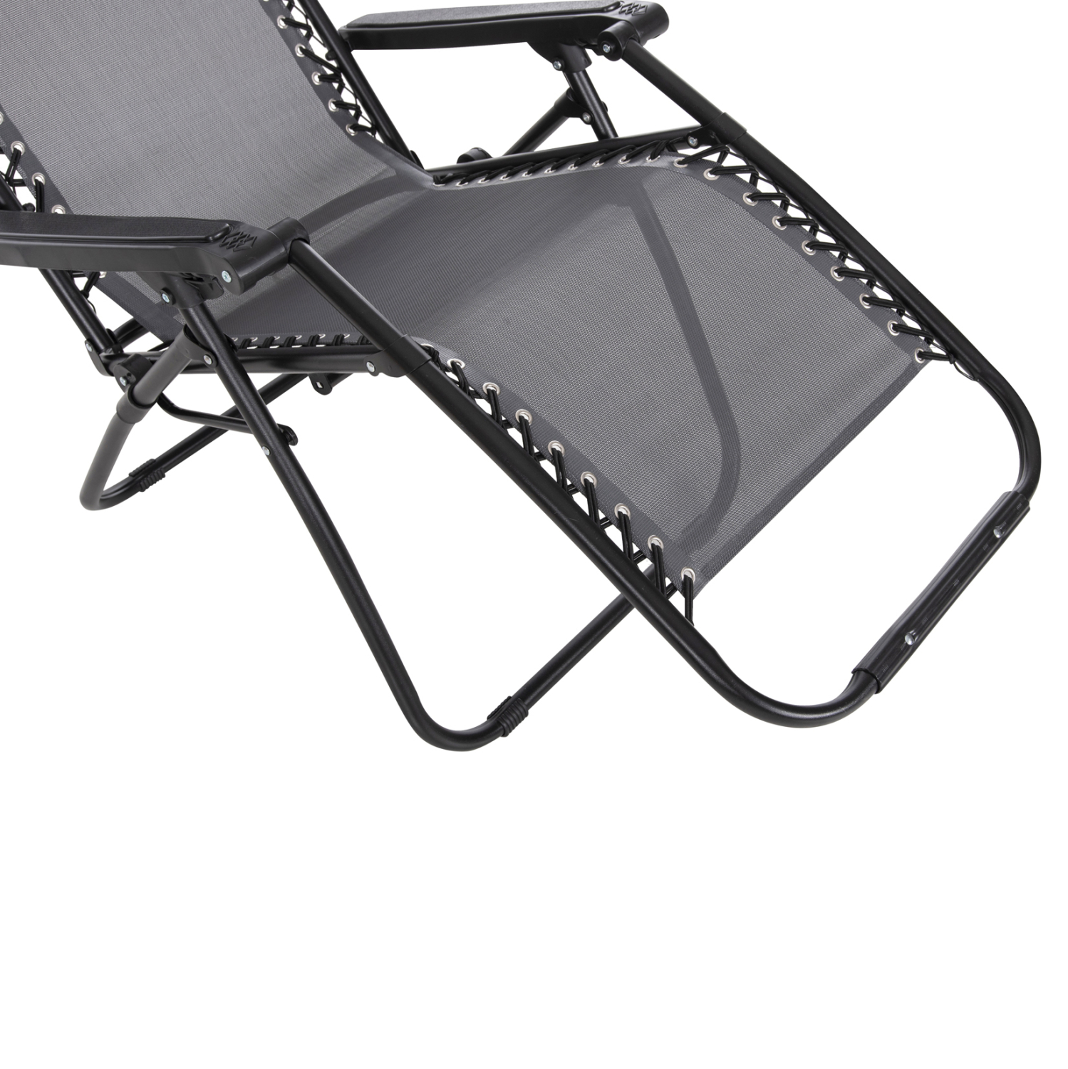 ΠΟΛΥΘΡΟΝΑ RELAX COMPANION ΓΚΡΙ TEXTILENE-ΜΑΥΡΟ ΜΕΤΑΛΛΟ 67x145x110Υεκ. 10