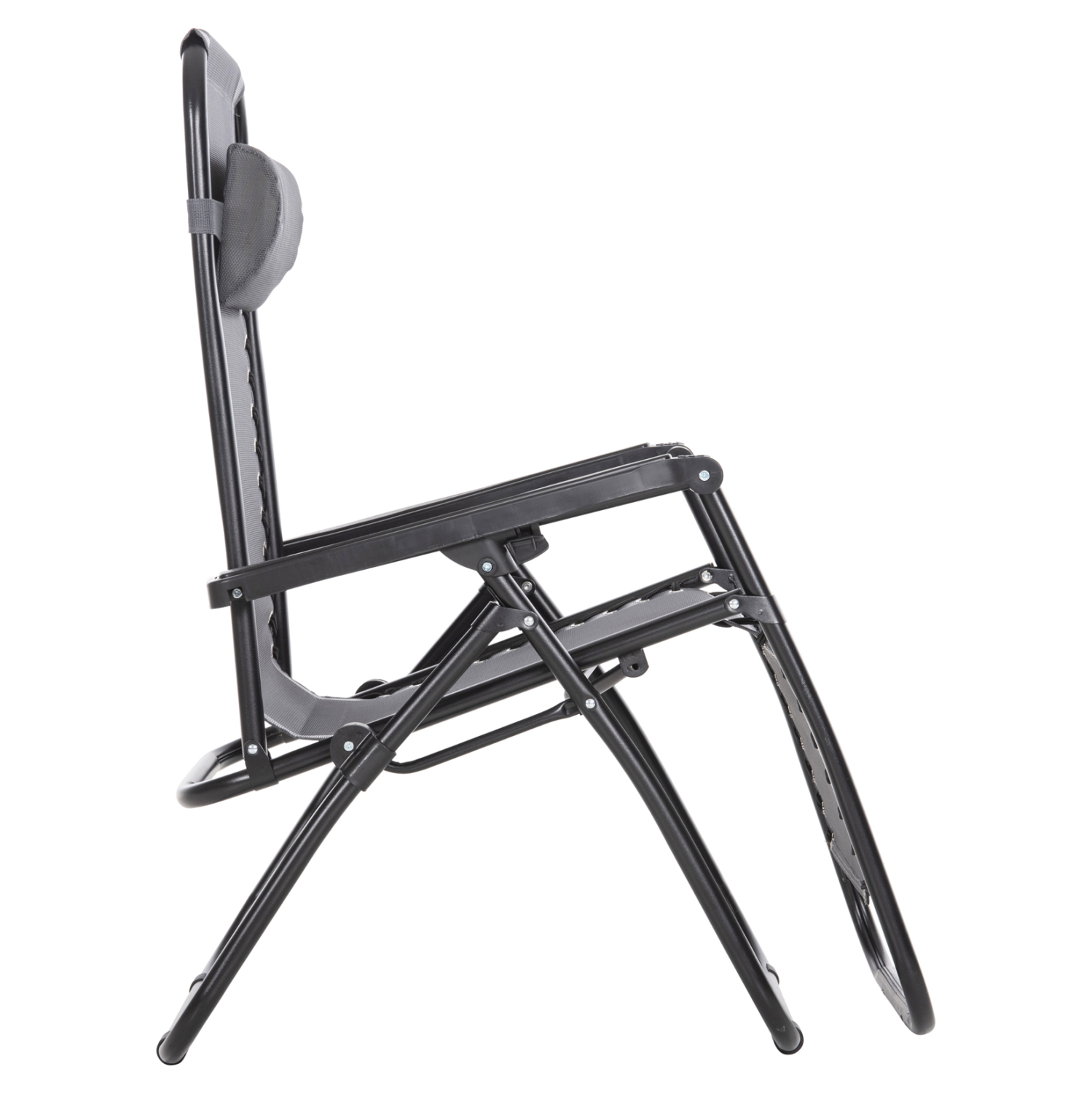 ΠΟΛΥΘΡΟΝΑ RELAX COMPANION ΓΚΡΙ TEXTILENE-ΜΑΥΡΟ ΜΕΤΑΛΛΟ 67x145x110Υεκ. 5