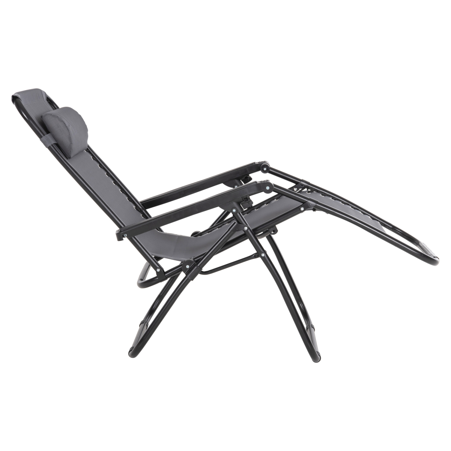 ΠΟΛΥΘΡΟΝΑ RELAX COMPANION ΓΚΡΙ TEXTILENE-ΜΑΥΡΟ ΜΕΤΑΛΛΟ 67x145x110Υεκ. 6