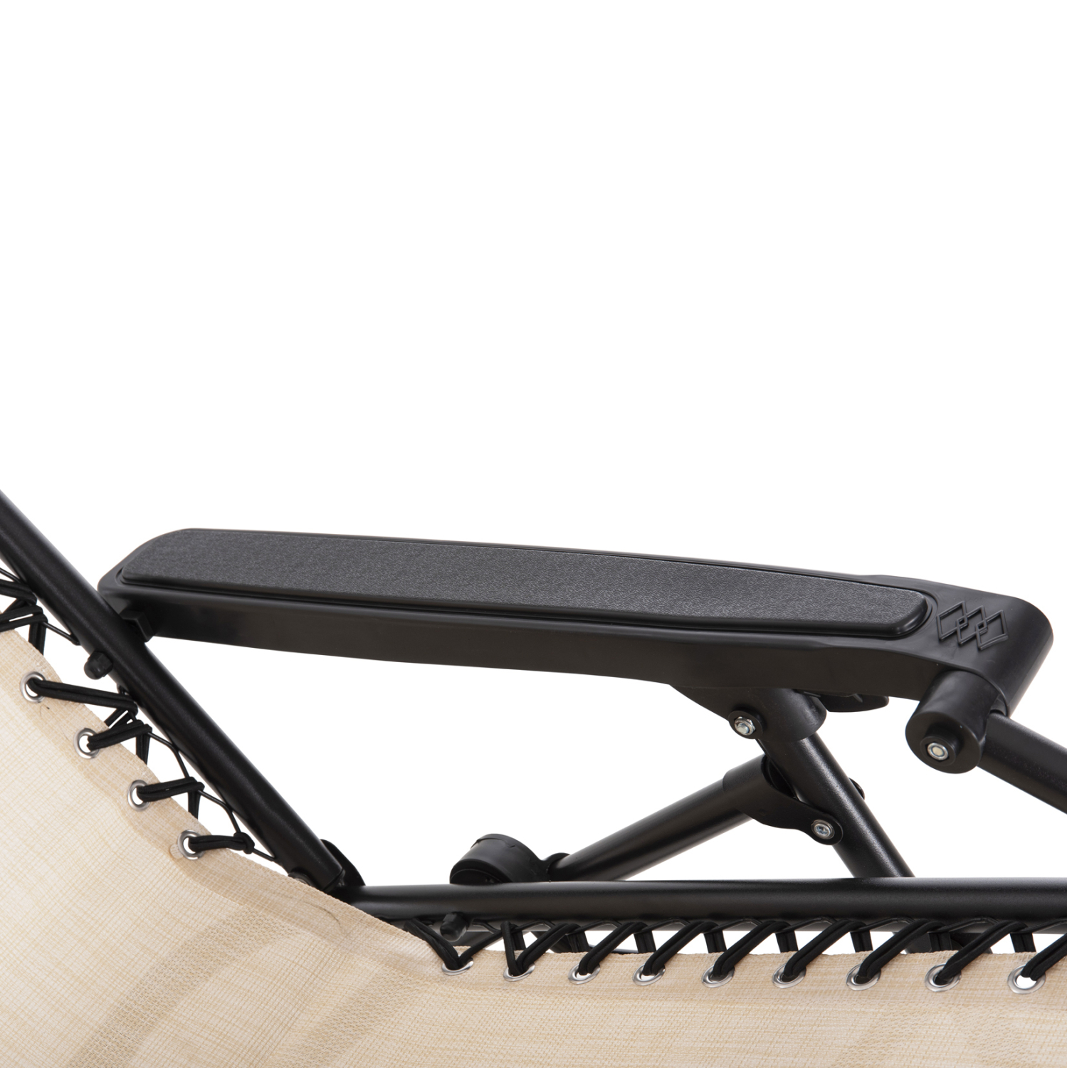 ΠΟΛΥΘΡΟΝΑ RELAX COMPANION ΜΠΕΖ TEXTILENE-ΜΑΥΡΟ ΜΕΤΑΛΛΟ 67x145x110Υεκ. 10