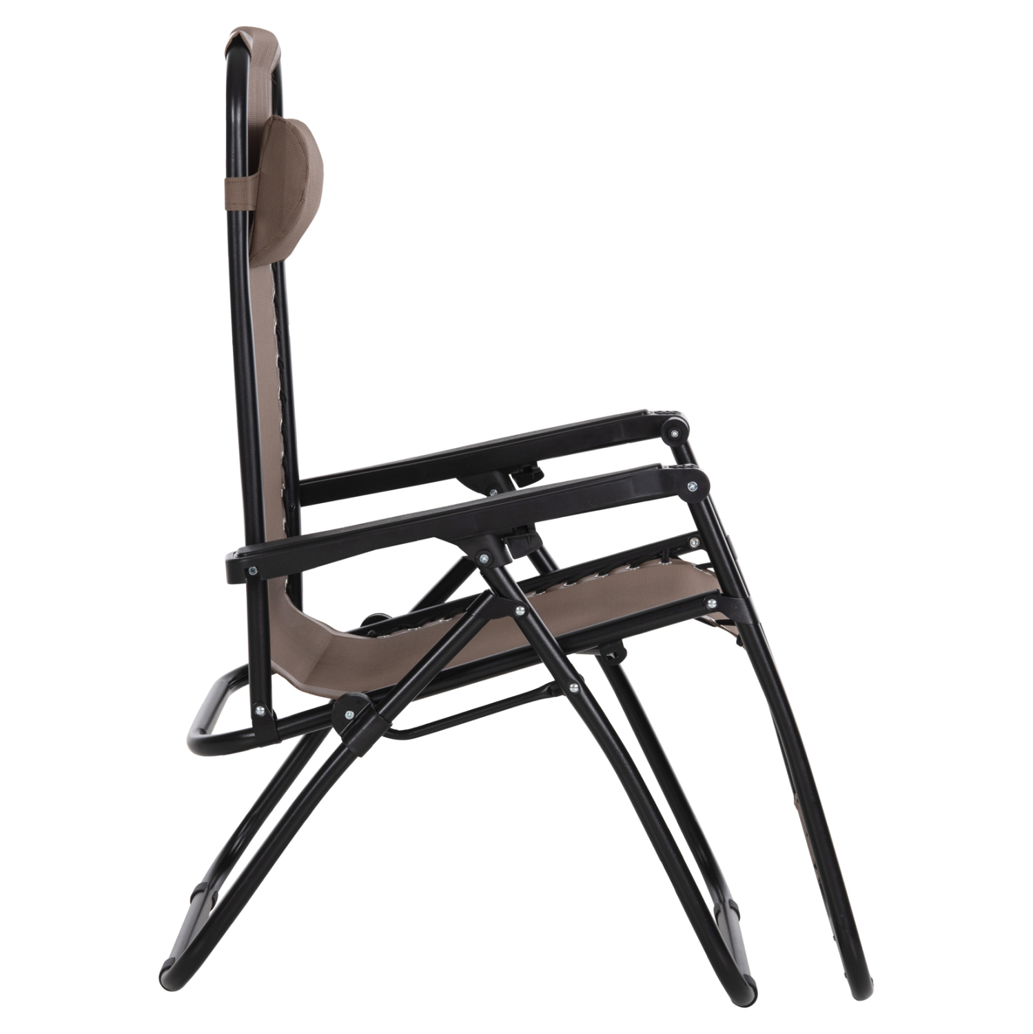 ΠΟΛΥΘΡΟΝΑ RELAX COMPANION ΣΑΜΠΑΝΙ TEXTILENE-ΜΑΥΡΟ ΜΕΤΑΛΛΟ 67x145x110Υεκ. 5