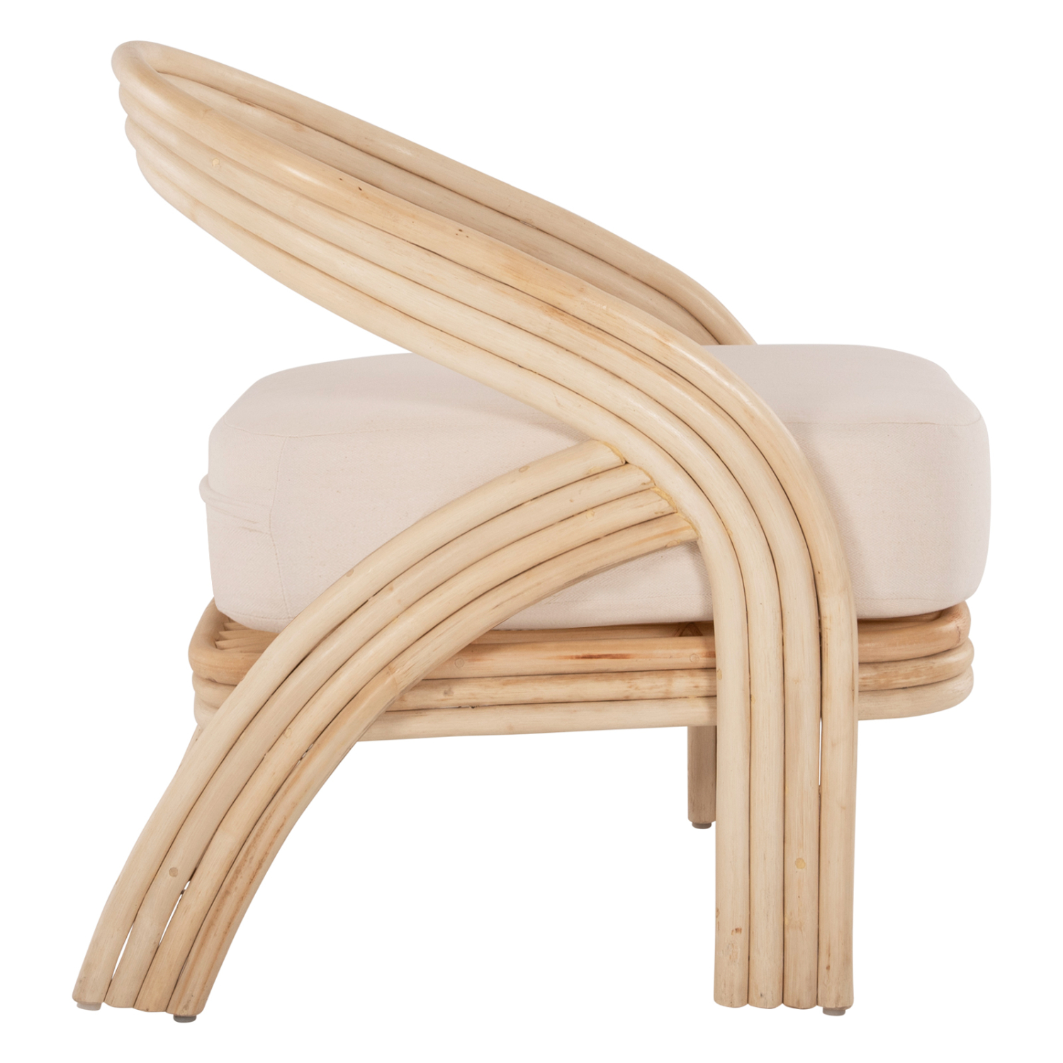 ΠΟΛΥΘΡΟΝΑ DONITA HM9838 RATTAN ΦΥΣΙΚΟ ΜΕ ΛΕΥΚΟ ΜΑΞΙΛΑΡΙ 67x74x78Υεκ. 4