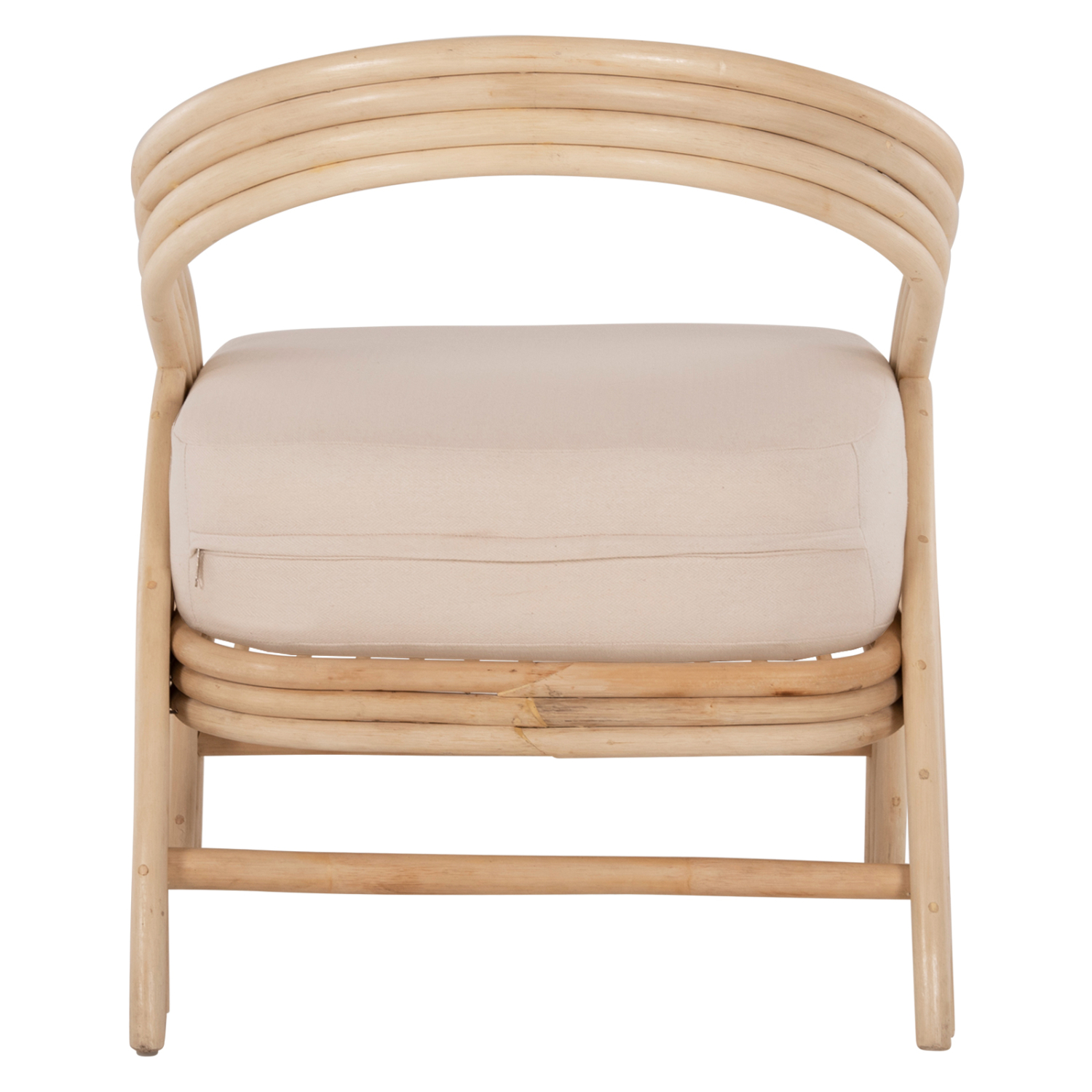 ΠΟΛΥΘΡΟΝΑ DONITA HM9838 RATTAN ΦΥΣΙΚΟ ΜΕ ΛΕΥΚΟ ΜΑΞΙΛΑΡΙ 67x74x78Υεκ. 6