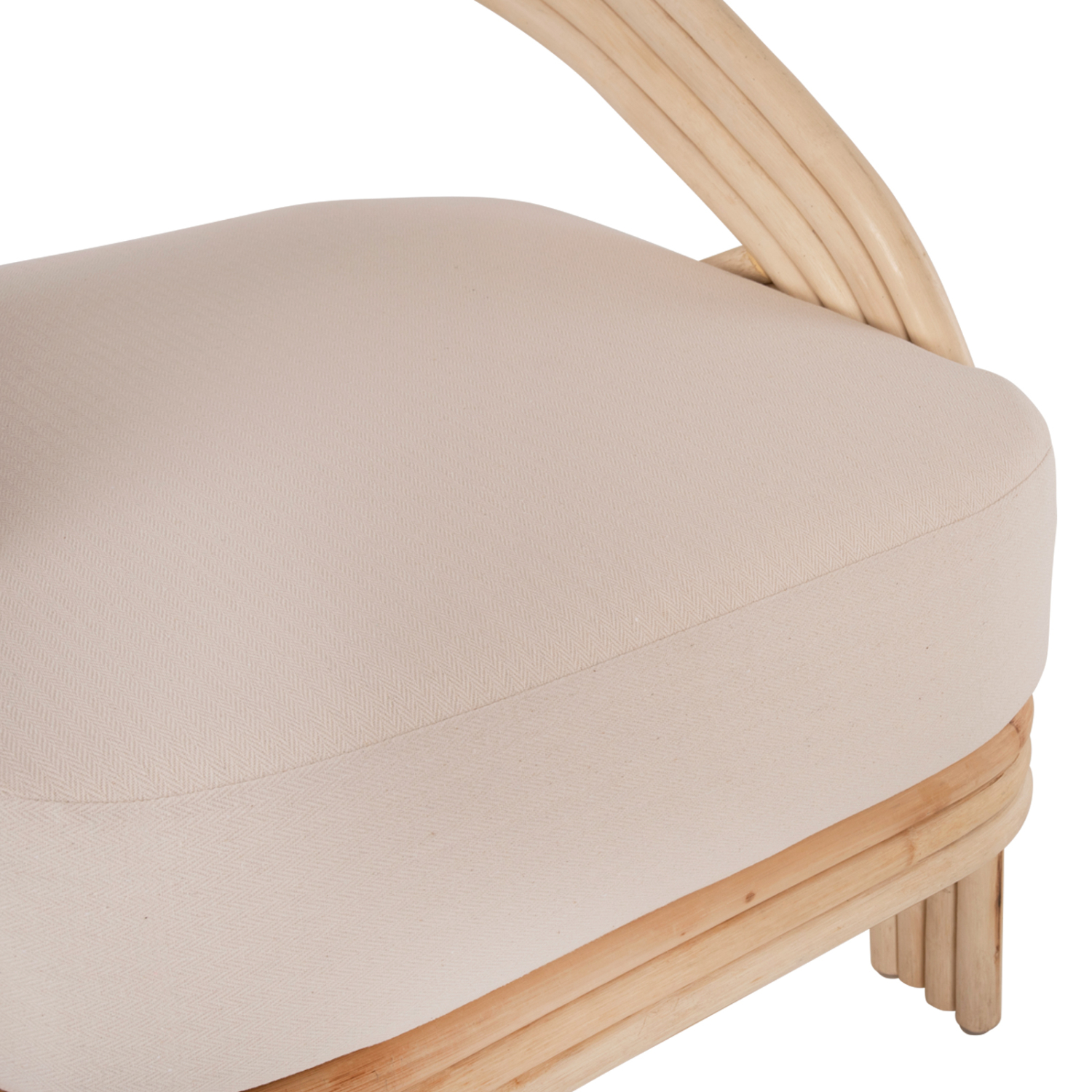 ΠΟΛΥΘΡΟΝΑ DONITA HM9838 RATTAN ΦΥΣΙΚΟ ΜΕ ΛΕΥΚΟ ΜΑΞΙΛΑΡΙ 67x74x78Υεκ. 7