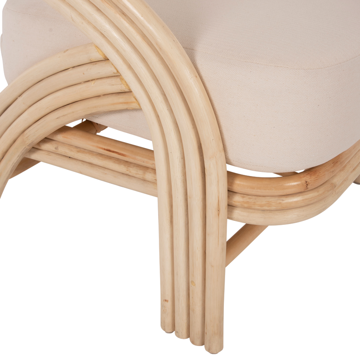 ΠΟΛΥΘΡΟΝΑ DONITA HM9838 RATTAN ΦΥΣΙΚΟ ΜΕ ΛΕΥΚΟ ΜΑΞΙΛΑΡΙ 67x74x78Υεκ. 8