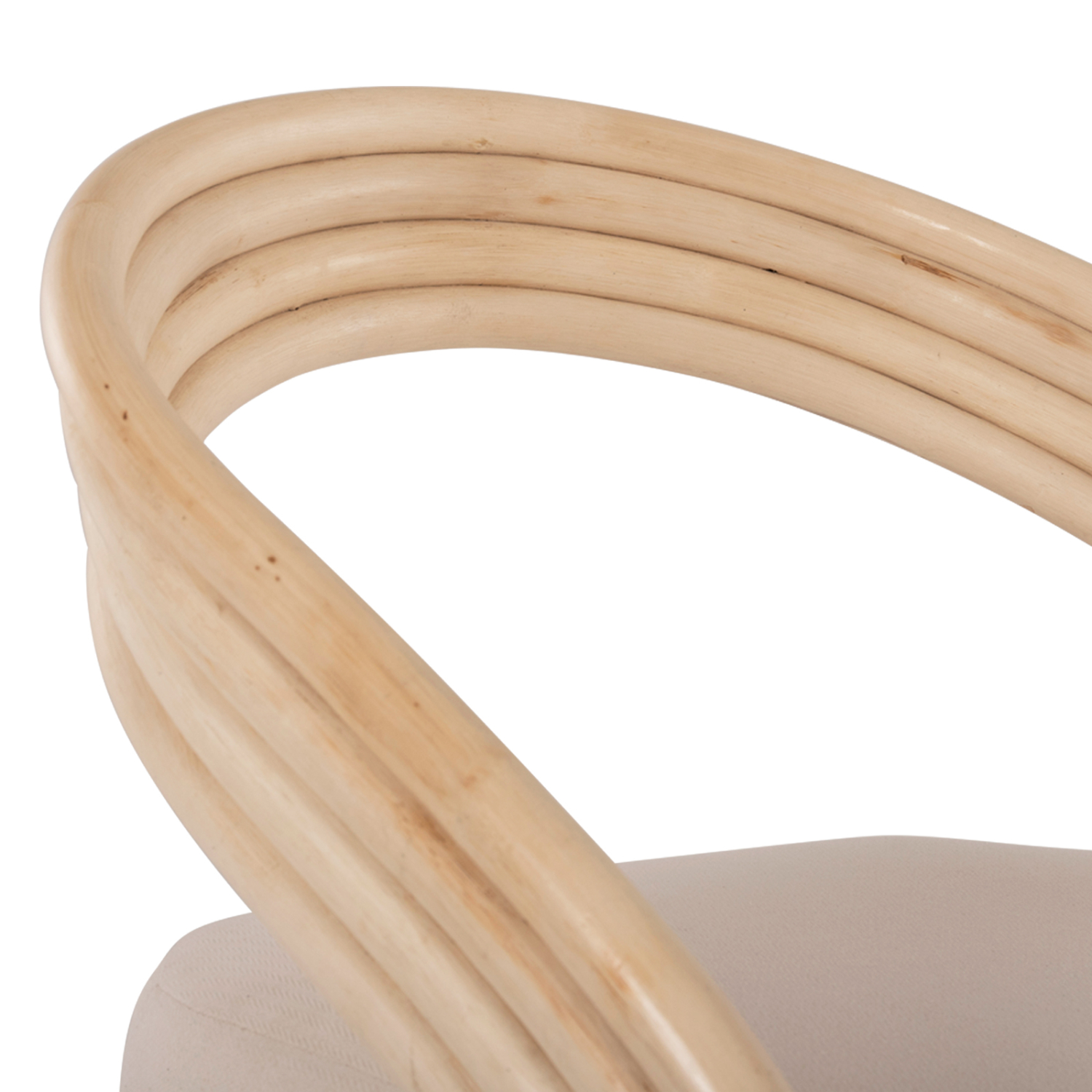 ΠΟΛΥΘΡΟΝΑ DONITA HM9838 RATTAN ΦΥΣΙΚΟ ΜΕ ΛΕΥΚΟ ΜΑΞΙΛΑΡΙ 67x74x78Υεκ. 9