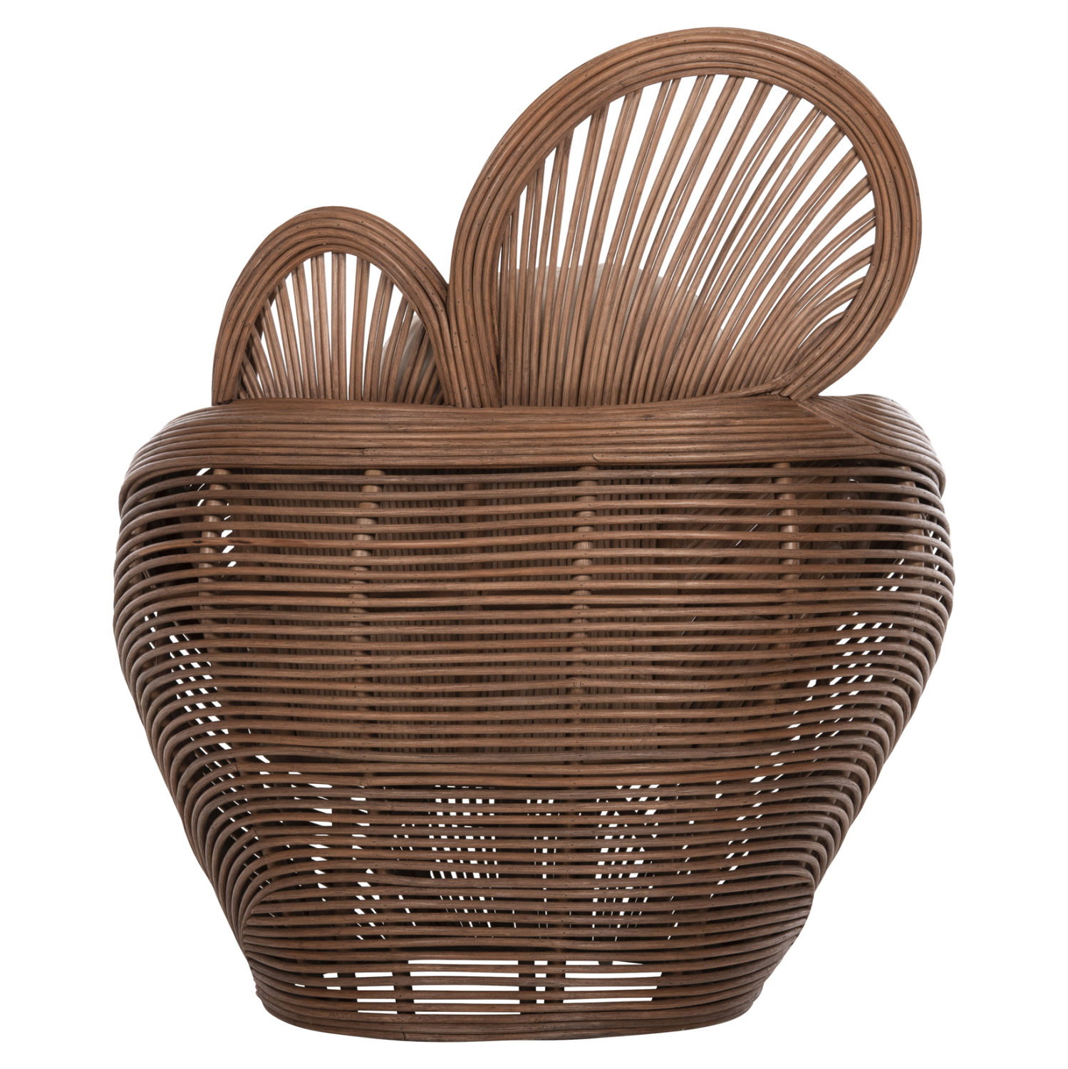 ΠΟΛΥΘΡΟΝΑ CIRCE HM9883 RATTAN ΚΑΦΕ-ΜΑΞΙΛΑΡΙΑ ΕΚΡΟΥ 100x74x112,5Υεκ. 6