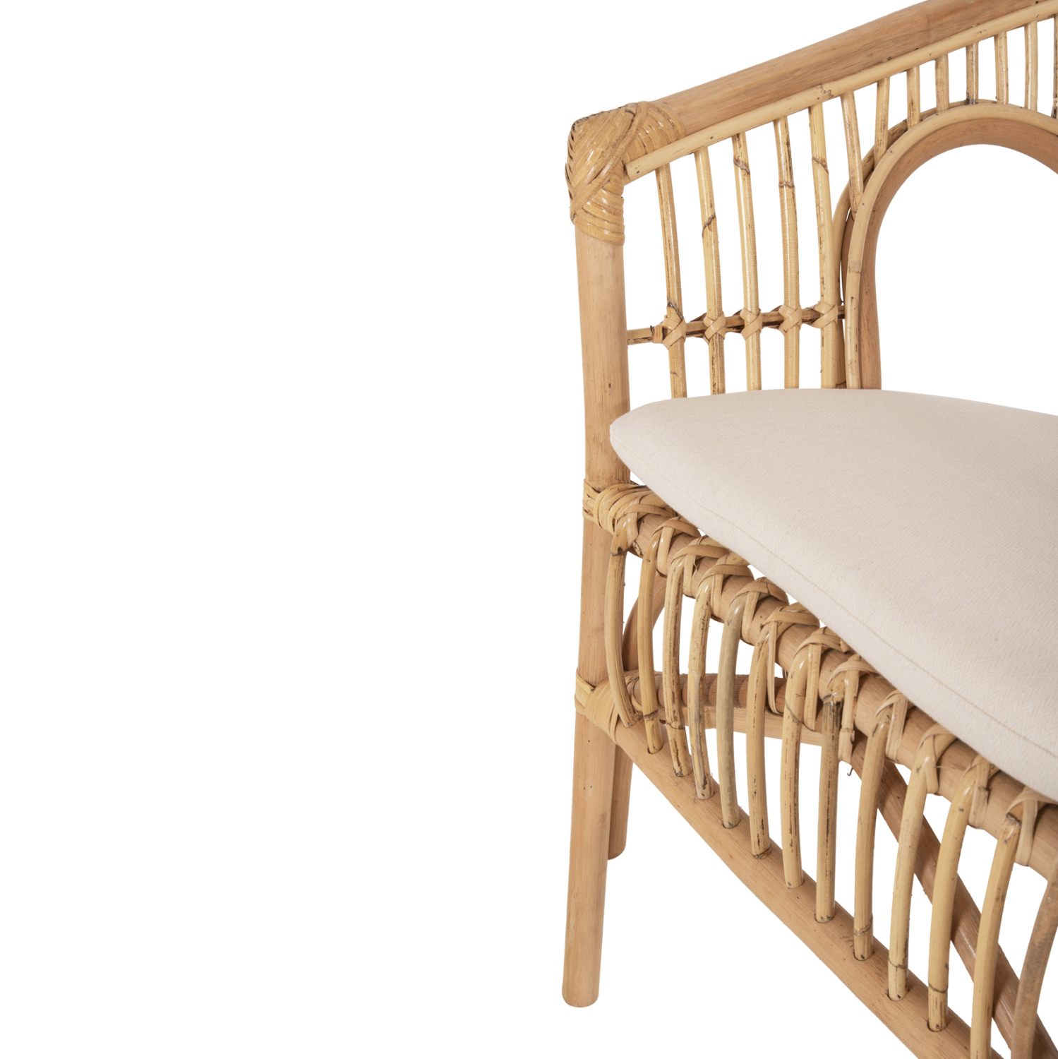 ΠΟΛΥΘΡΟΝΑ DAMPAR RATTAN ΣΕ ΦΥΣΙΚΟ-ΛΕΥΚΟ ΜΑΞΙΛΑΡΙ 59x61x80Υεκ. 10