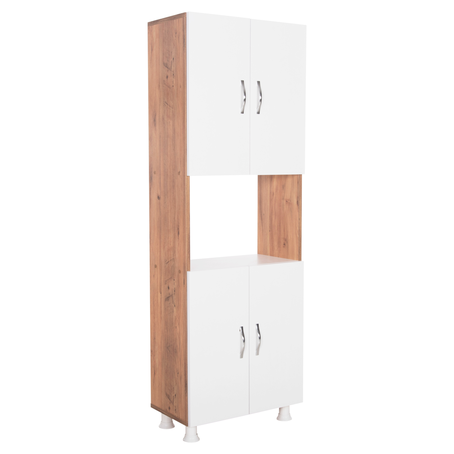 ΕΠΙΠΛΟ ΚΟΥΖΙΝΑΣ/ΝΤΟΥΛΑΠΙ RAD ΜΕΛΑΜΙΝΗ ΦΥΣΙΚΟ-ΛΕΥΚΟ 55,5x32x165Υεκ. 1