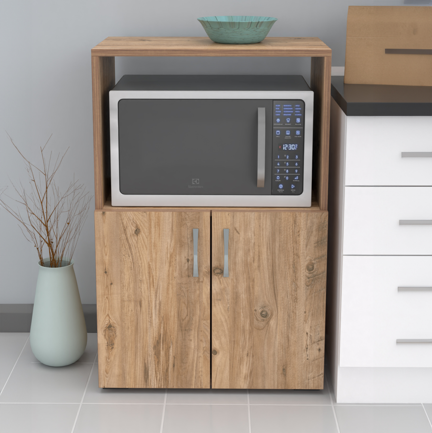 ΝΤΟΥΛΑΠΙ ΚΟΥΖΙΝΑΣ NITO ΜΕΛΑΜΙΝΗ ΣΕ ΦΥΣΙΚΟ ΧΡΩΜΑ 60x36x92Υεκ. 5