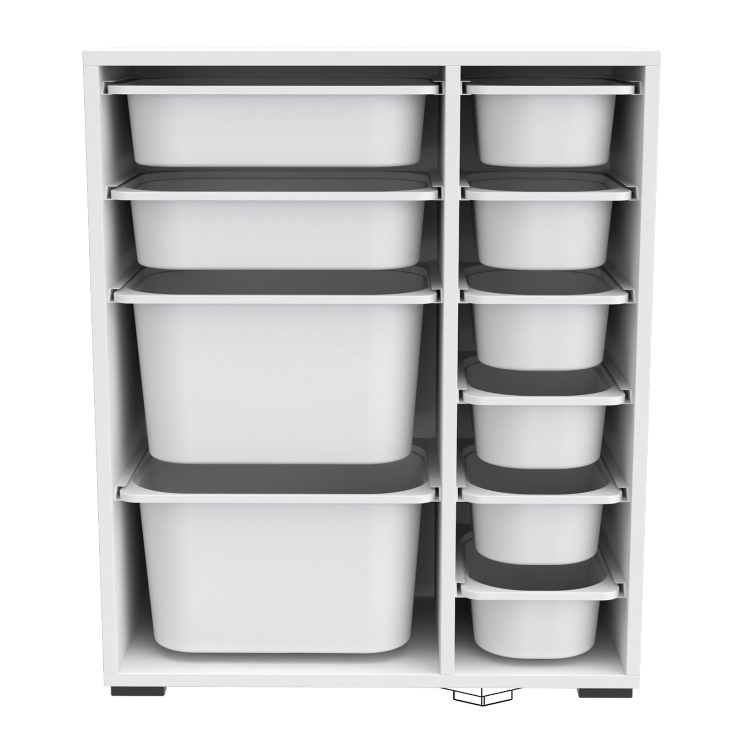 ΣΥΡΤΑΡΙΕΡΑ SANI ΜΕΛΑΜΙΝΗ ΣΕ ΛΕΥΚΟ-10 ΛΕΥΚΑ ΣΥΡΤΑΡΙΑ P.E. 69,5x30x83Υεκ 3