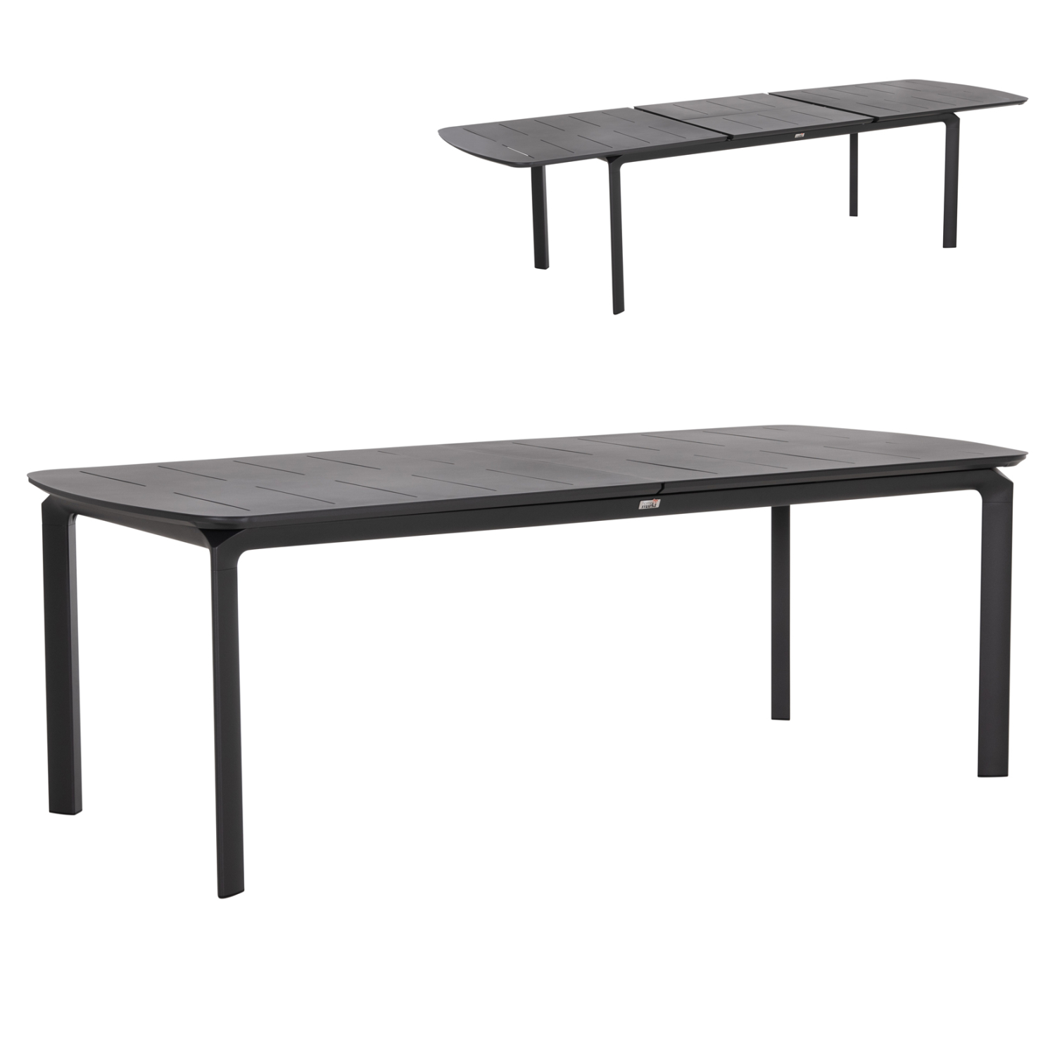 ΤΡΑΠΕΖΙ ΕΠΕΚΤΕΙΝΟΜΕΝΟ SYMPO ΓΚΡΙ ΑΛΟΥΜΙΝΙΟ 220-300x100x75Υεκ 1