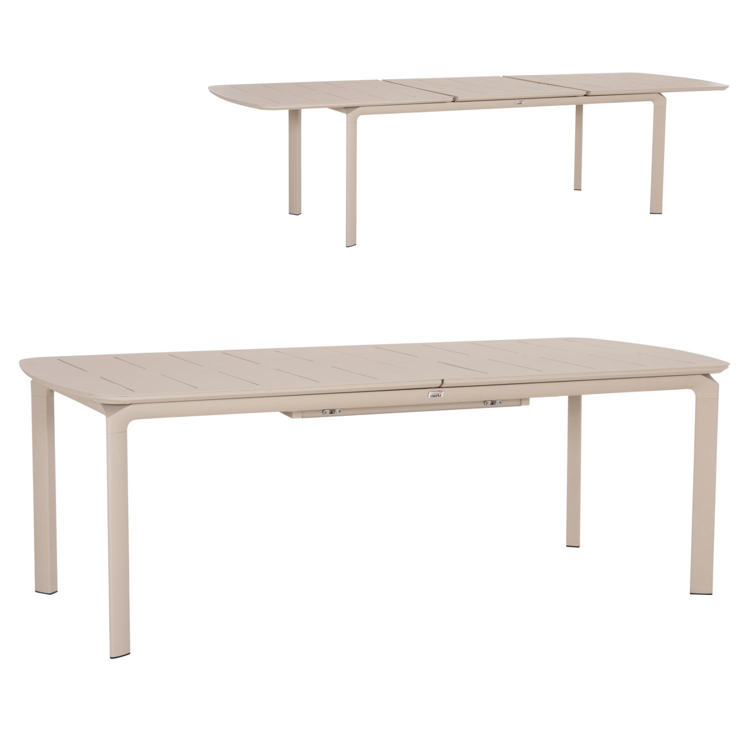 ΤΡΑΠΕΖΙ ΕΠΕΚΤΕΙΝΟΜΕΝΟ SYMPO ΜΠΕΖ ΑΛΟΥΜΙΝΙΟ 220-300x100x75Υεκ 1